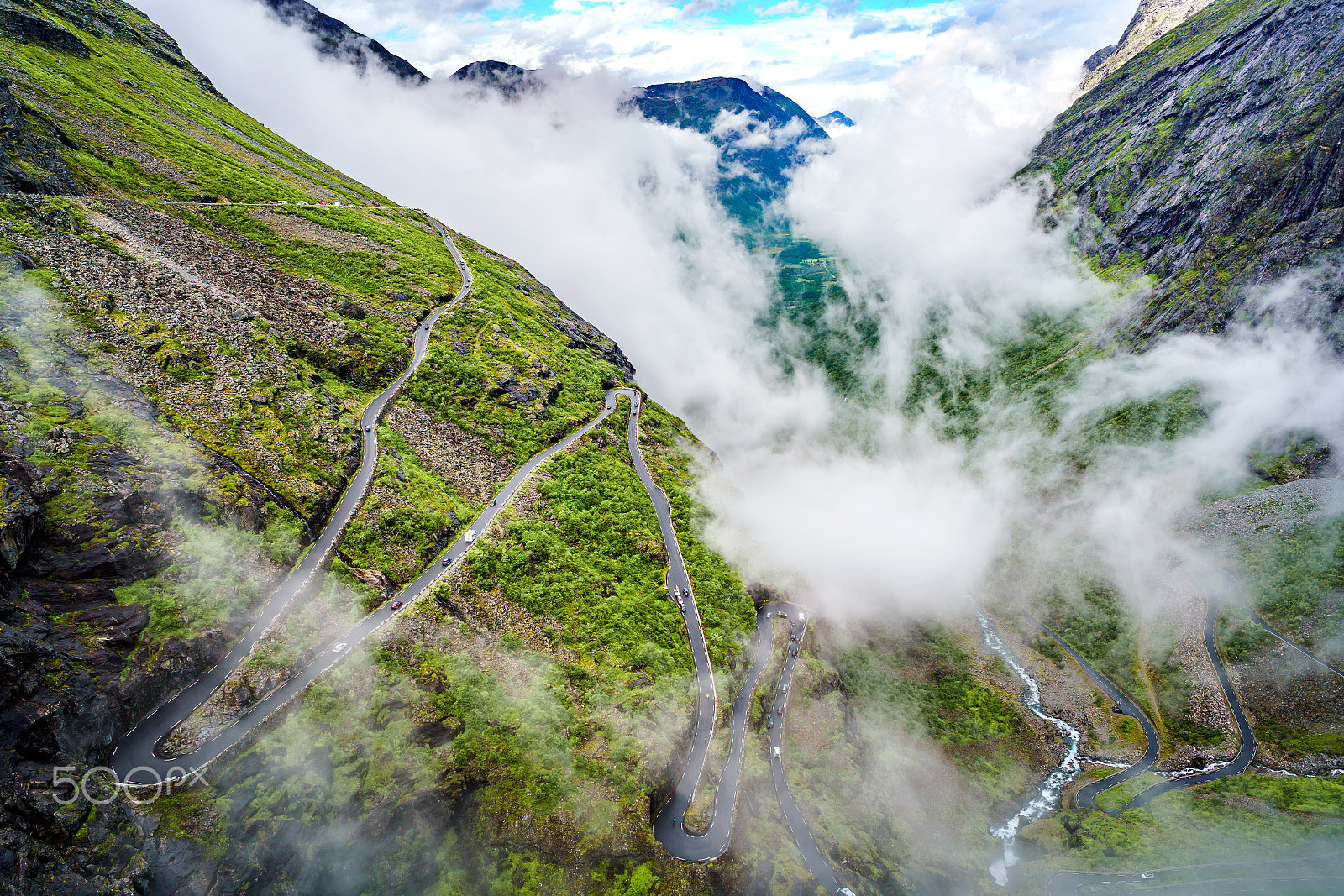 Sony a7R II + ZEISS Batis 25mm F2 sample photo. Troll's path trollstigen or trollstigveien winding mountain road photography