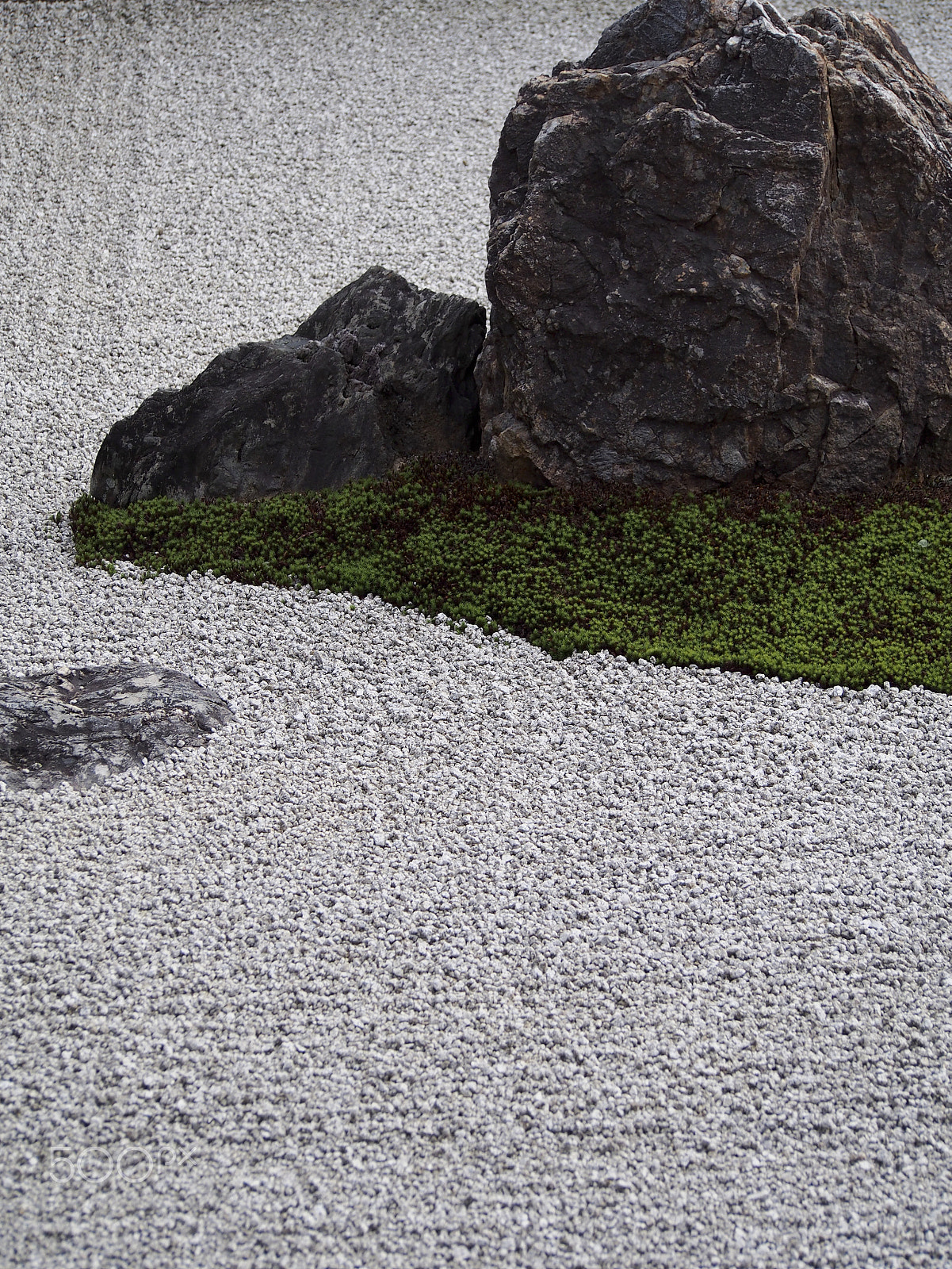 Olympus OM-D E-M5 sample photo. Zen rock garden in kyoto japan photography