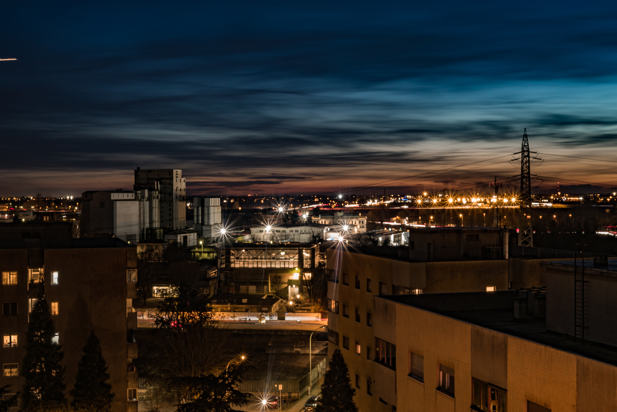 Sony a7S sample photo. City's sunset photography