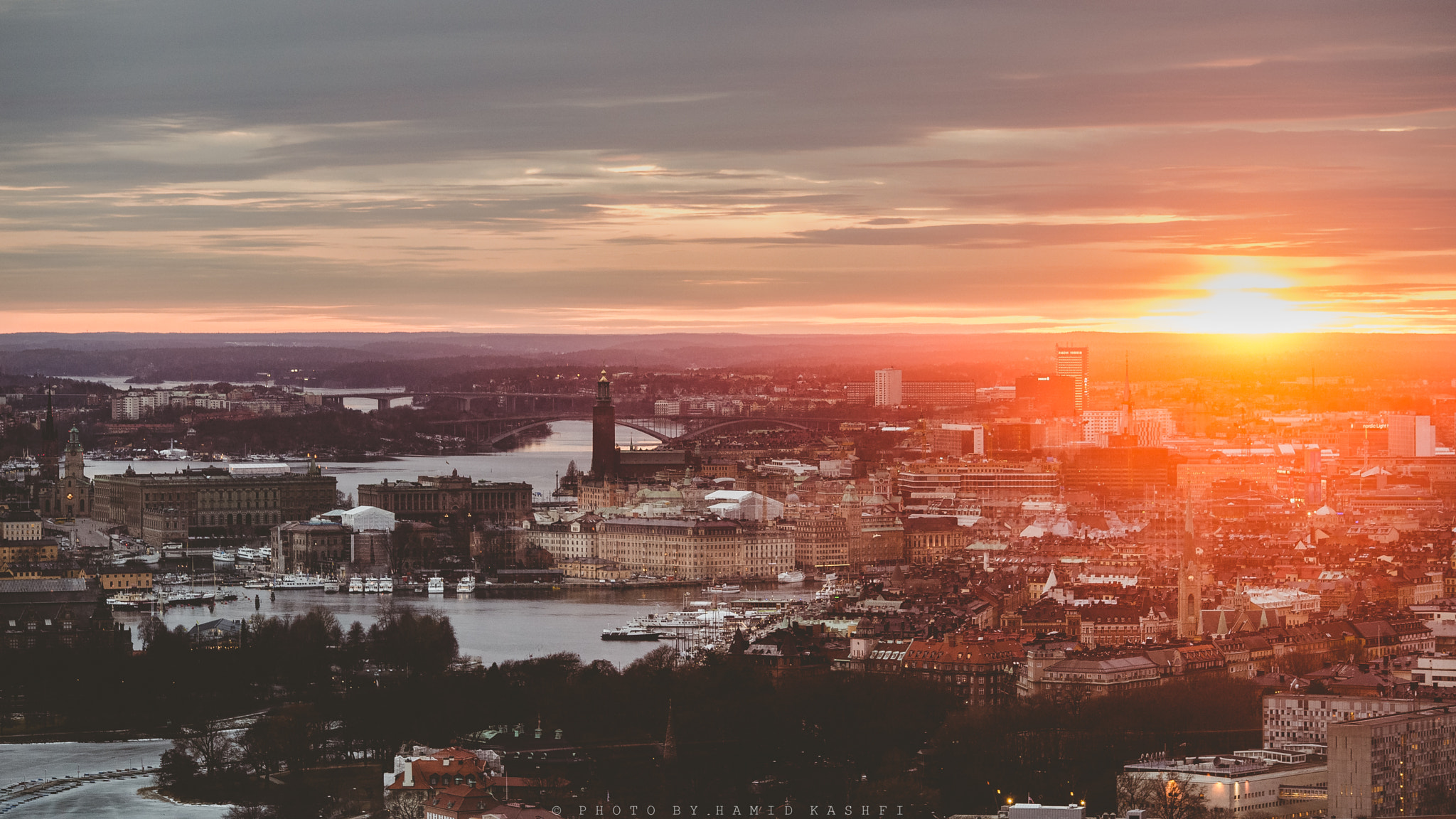 Nikon AF-S Nikkor 70-200mm F2.8G ED VR II sample photo. Stockholm rooftop photography