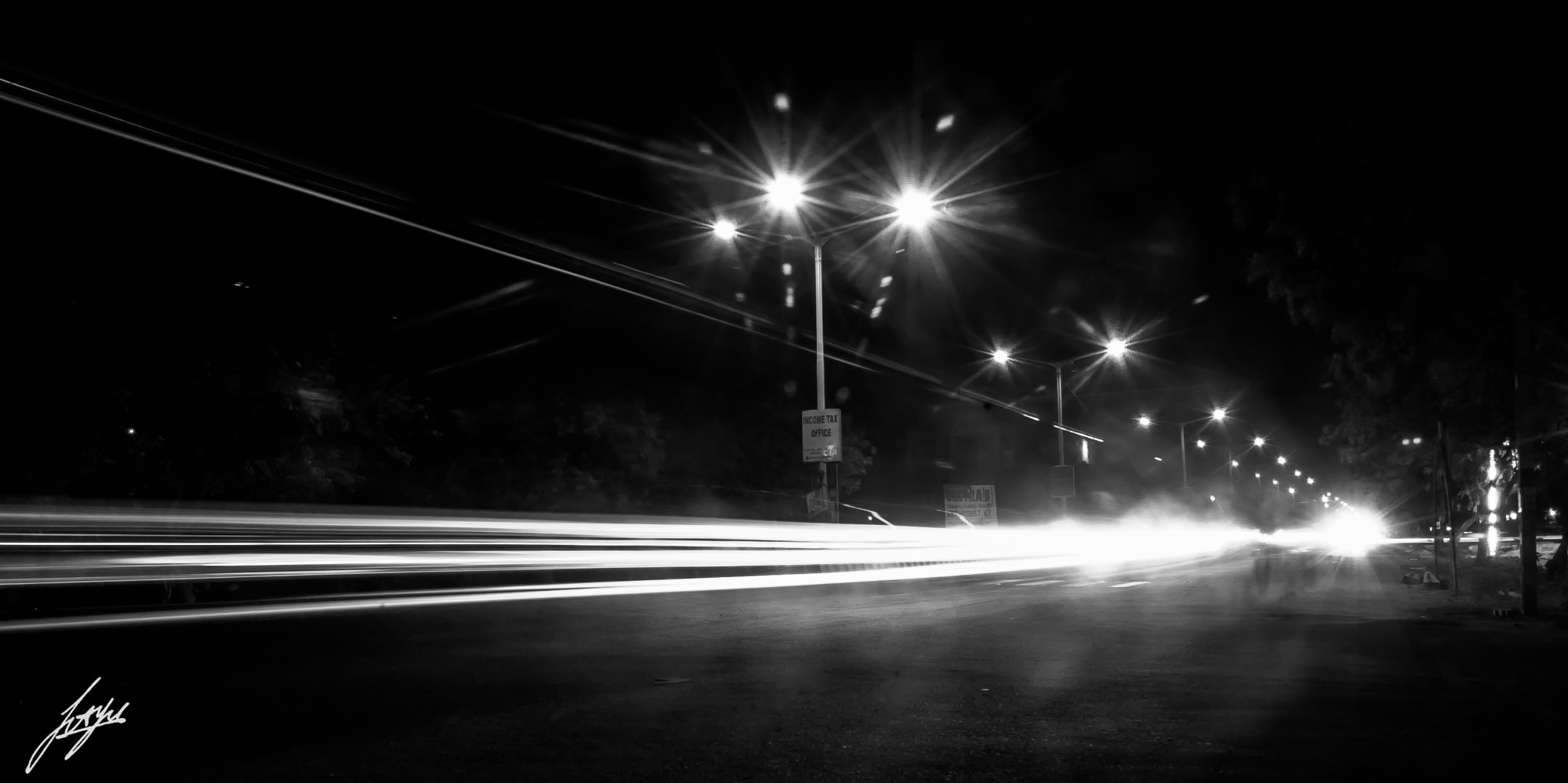 Nikon D70s sample photo. Long exposure at tagor road photography