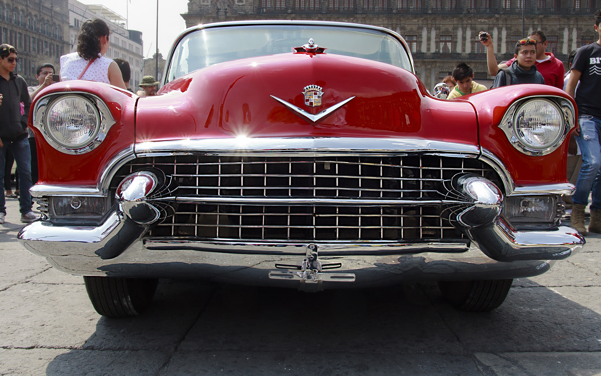 Canon EF-S 17-55mm F2.8 IS USM sample photo. Red car photography