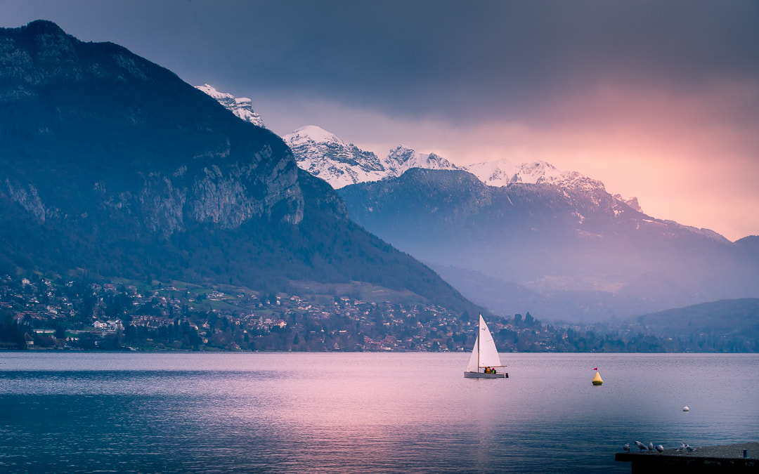 Nikon D800 sample photo. Lac d'annecy photography