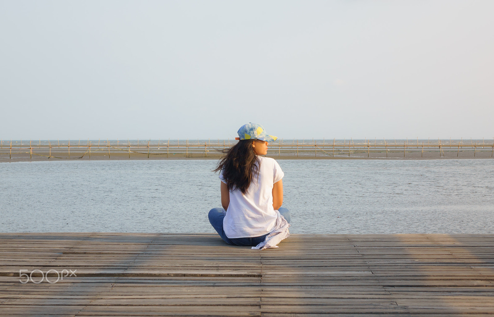 24-200mm F2.8 sample photo. Asain women sit and relax at mangrove foresst photography