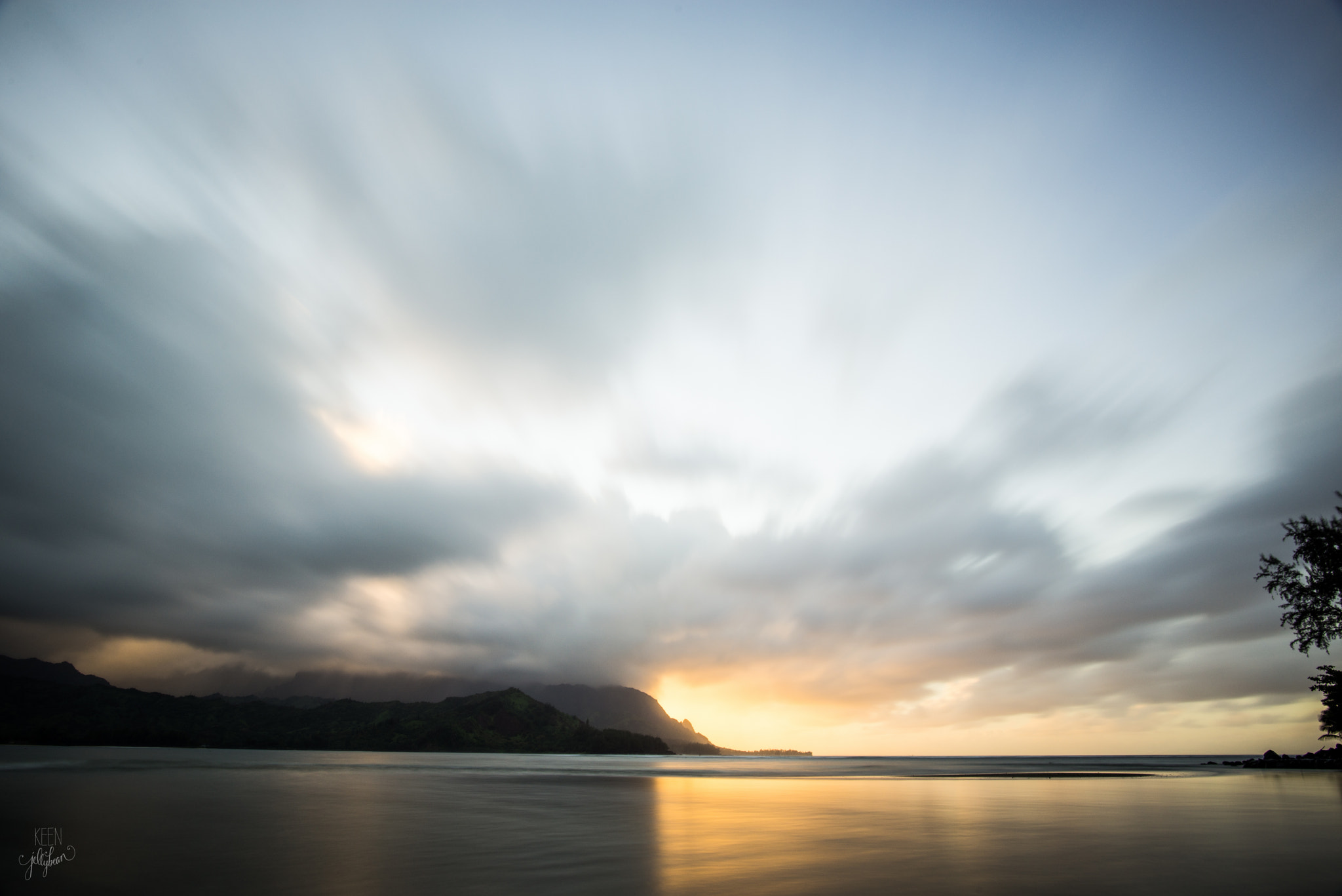 Nikon D610 + Nikon AF-S Nikkor 20mm F1.8G ED sample photo. Sunset over nā pali photography