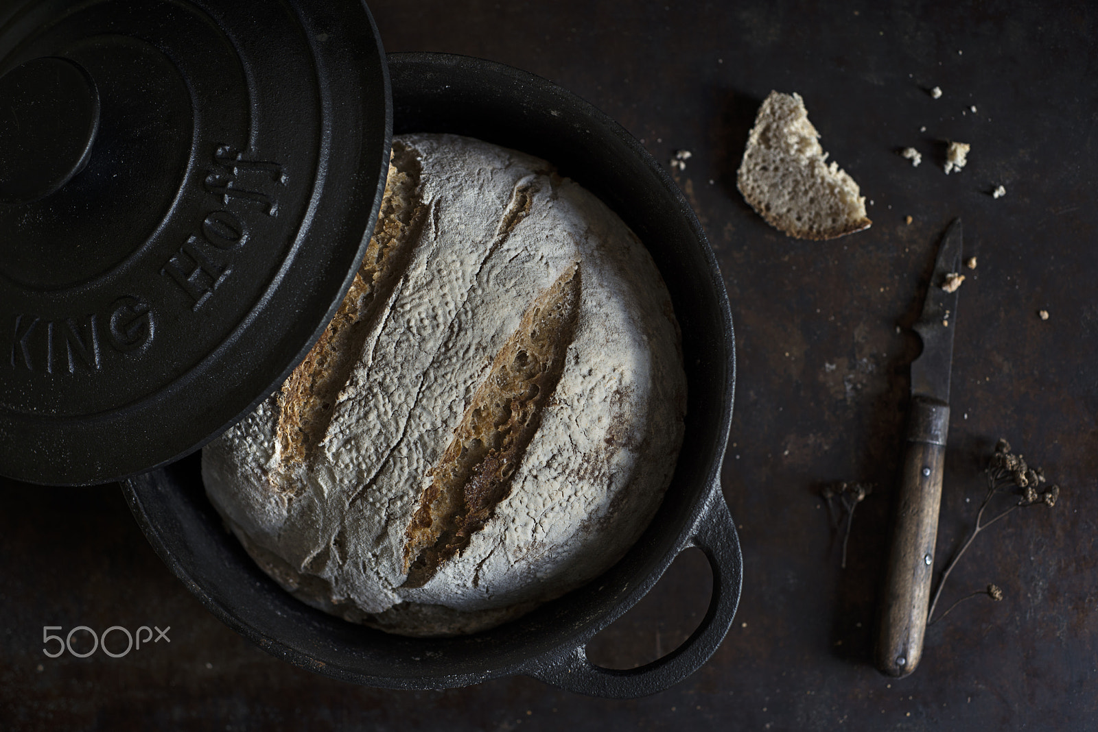 Nikon D800 + Nikon AF Nikkor 50mm F1.8D sample photo. Homemade bread photography