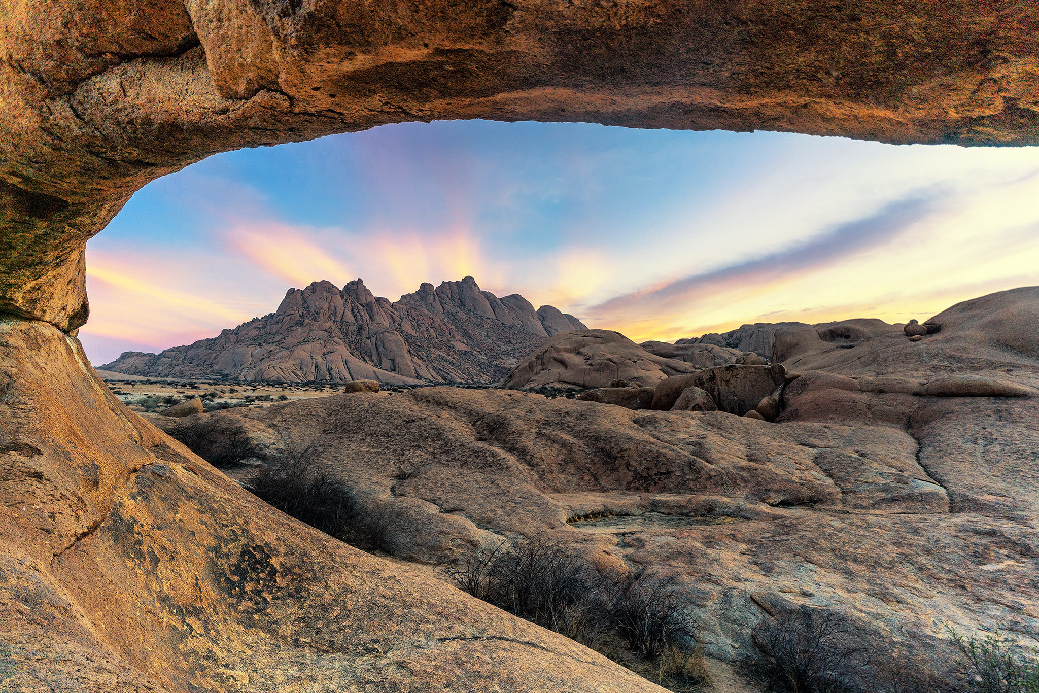 ZEISS Batis 18mm F2.8 sample photo. The bridge of spitzkoppe photography
