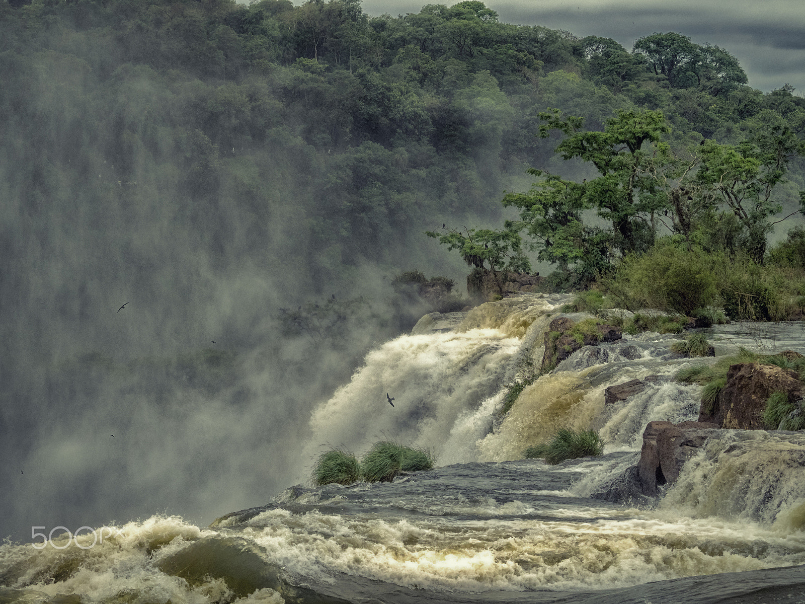 Olympus M.Zuiko Digital ED 40-150mm F2.8 Pro sample photo. Iguazu waterfall in argentina photography