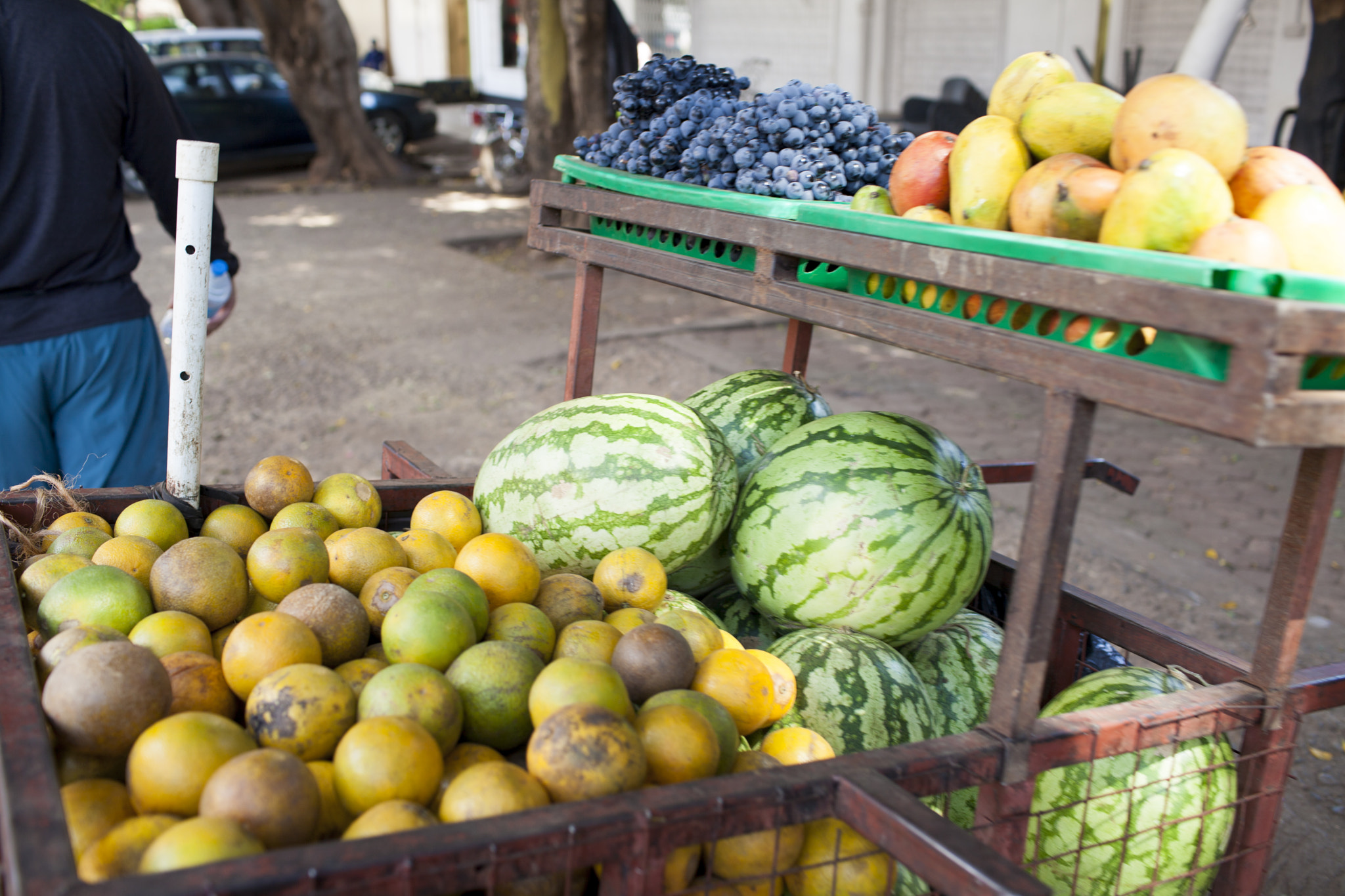 Canon EF 35mm F1.4L USM sample photo. Fruit stand photography