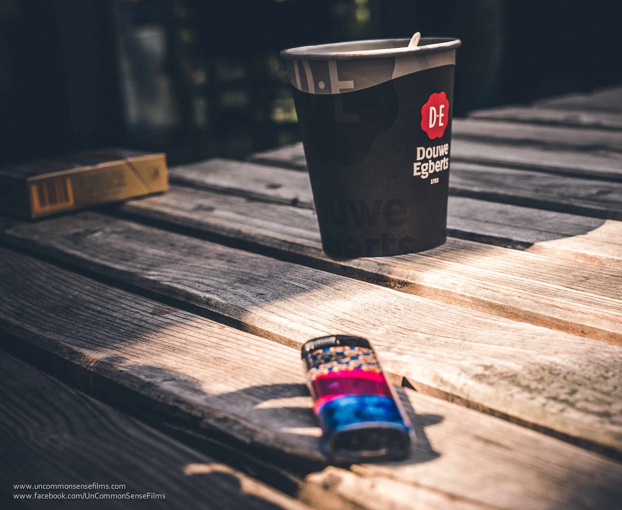 ZEISS Touit 32mm F1.8 sample photo. Coffee & cigarettes photography