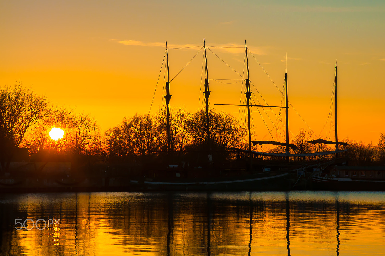 Nikon D300S sample photo. Segler im abendlicht photography