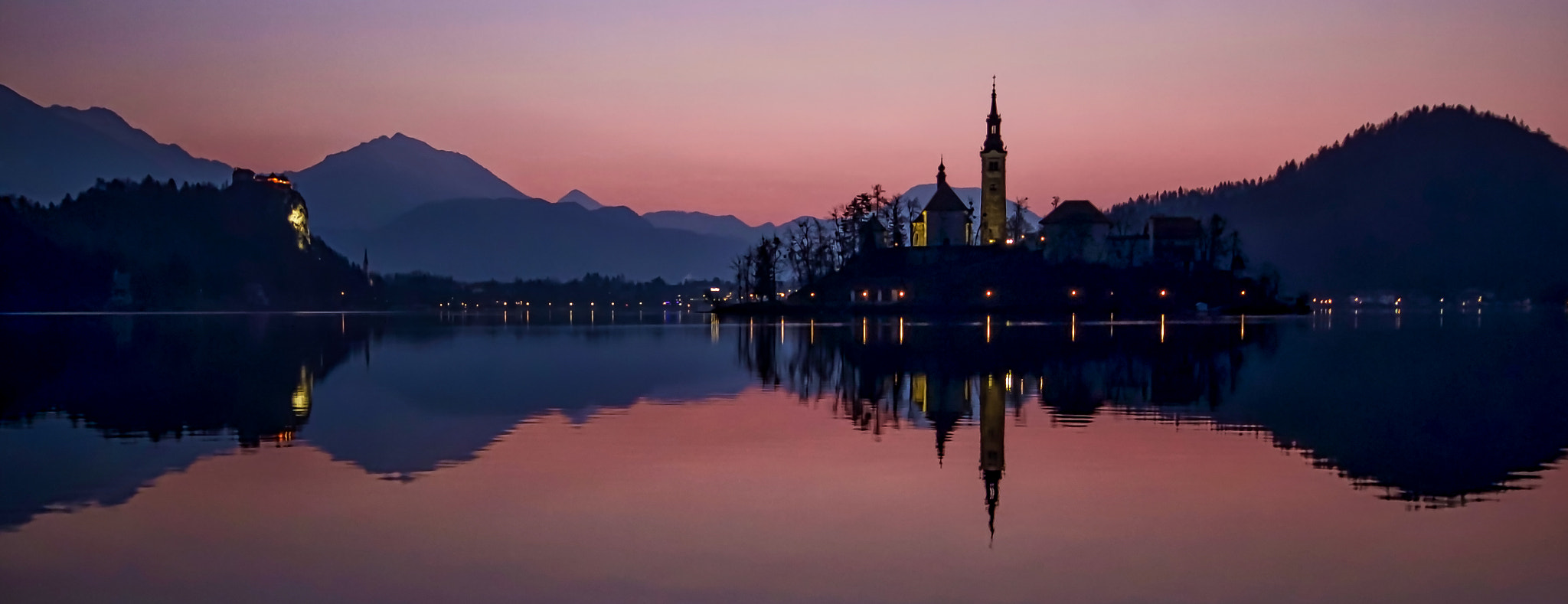 Canon EOS 7D + Sigma 10-20mm F4-5.6 EX DC HSM sample photo. Slovenia - lake bled sunrise photography