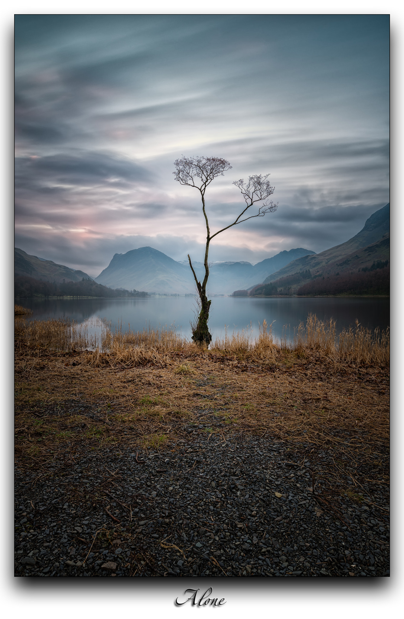 Nikon AF-S Nikkor 18-35mm F3.5-4.5G ED sample photo. Alone, buttermere. photography