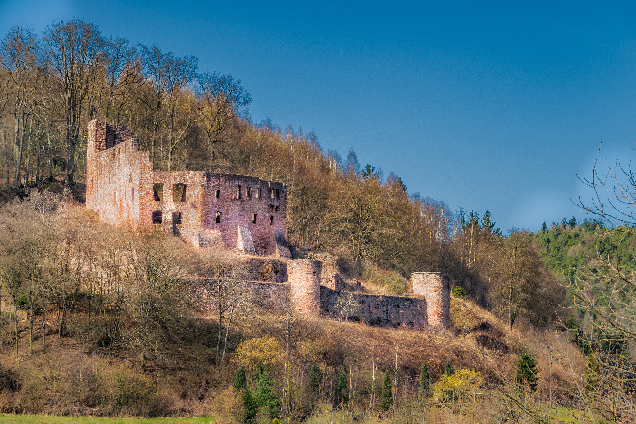 Nikon D5300 sample photo. Ruine freienstein oberhalb gammelsbach, odenwald photography