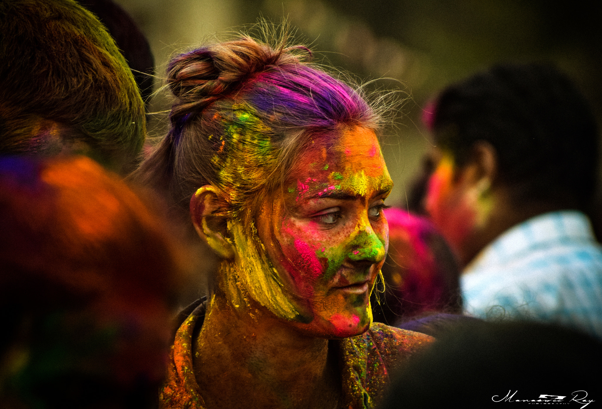 Nikon D5300 + Sigma 70-300mm F4-5.6 DG OS sample photo. Holi photography