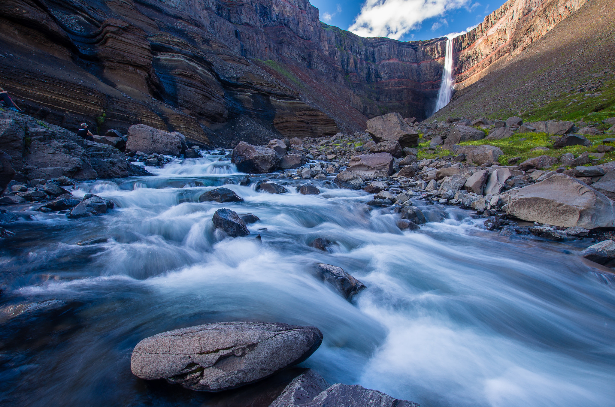 Pentax K-5 II sample photo. Hengifoss photography