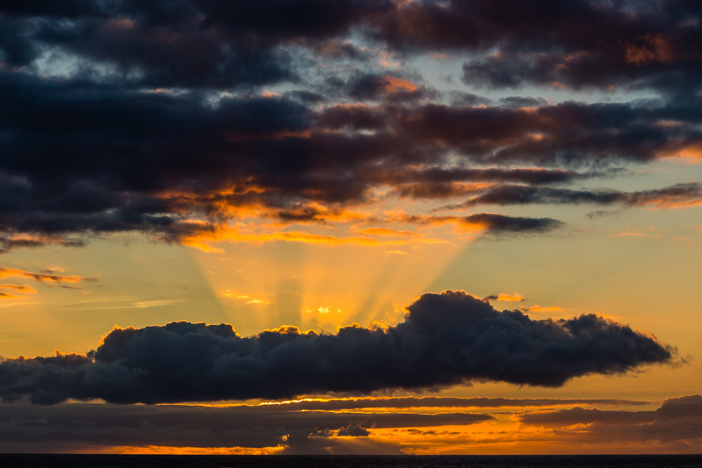 Canon EF 70-300mm F4-5.6 IS USM sample photo. Sunset photography