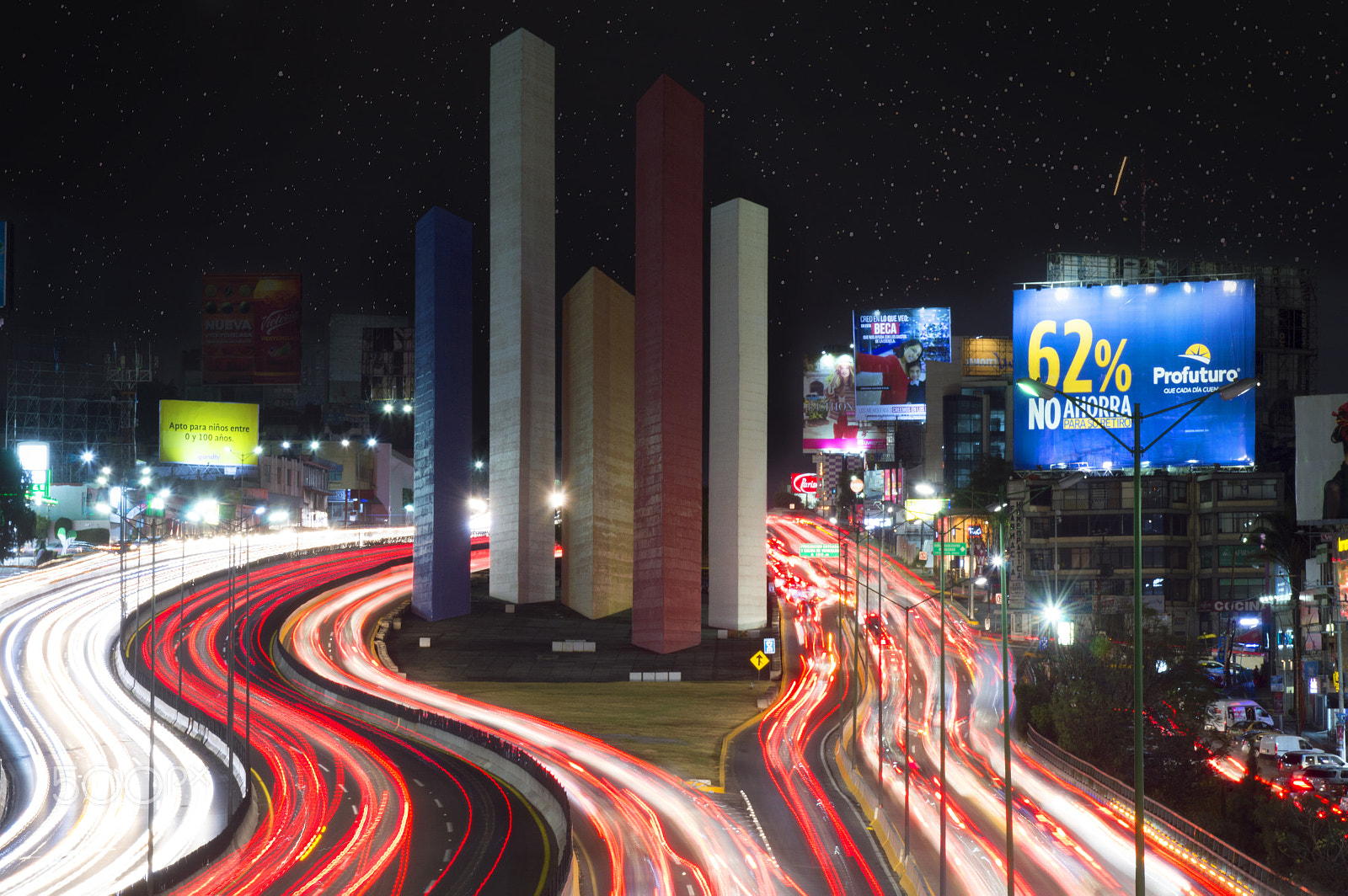 Nikon AF-S Nikkor 24-120mm F4G ED VR sample photo. Towers of satelite méxico city photography