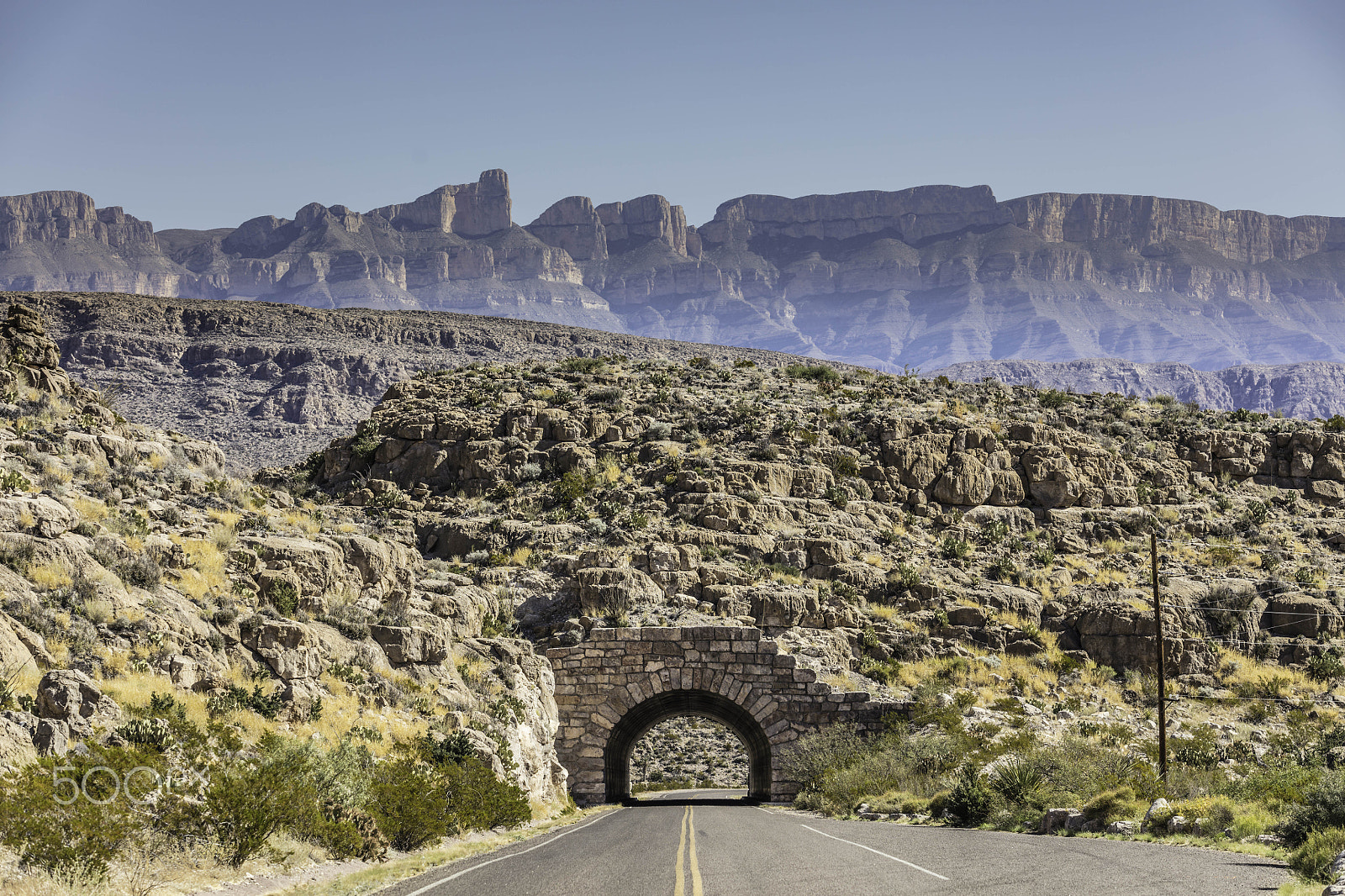 Canon EF 70-200mm F2.8L USM sample photo. A tunnel in big bend national park photography