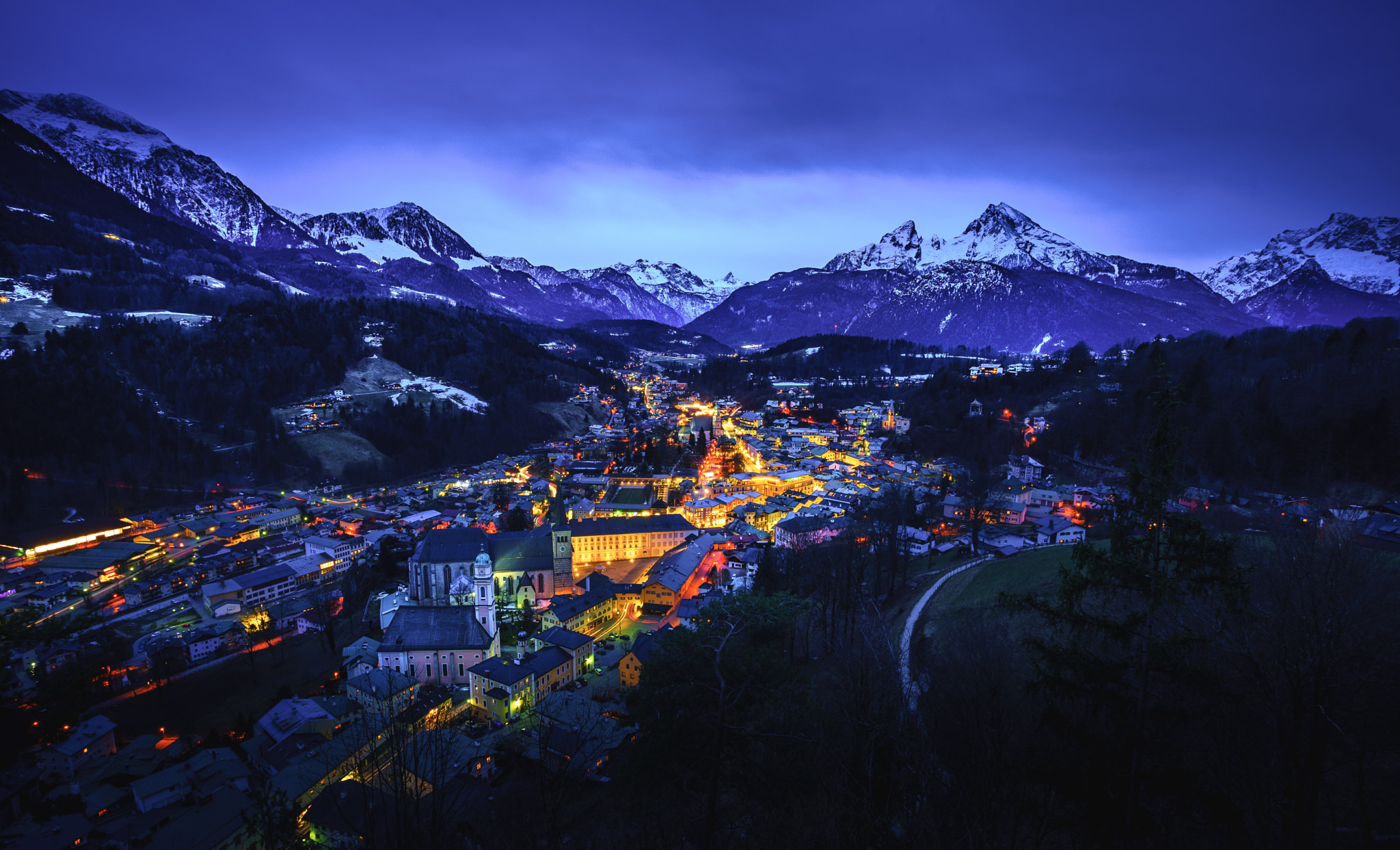 Sony a7 II sample photo. View over berchtesgaden photography