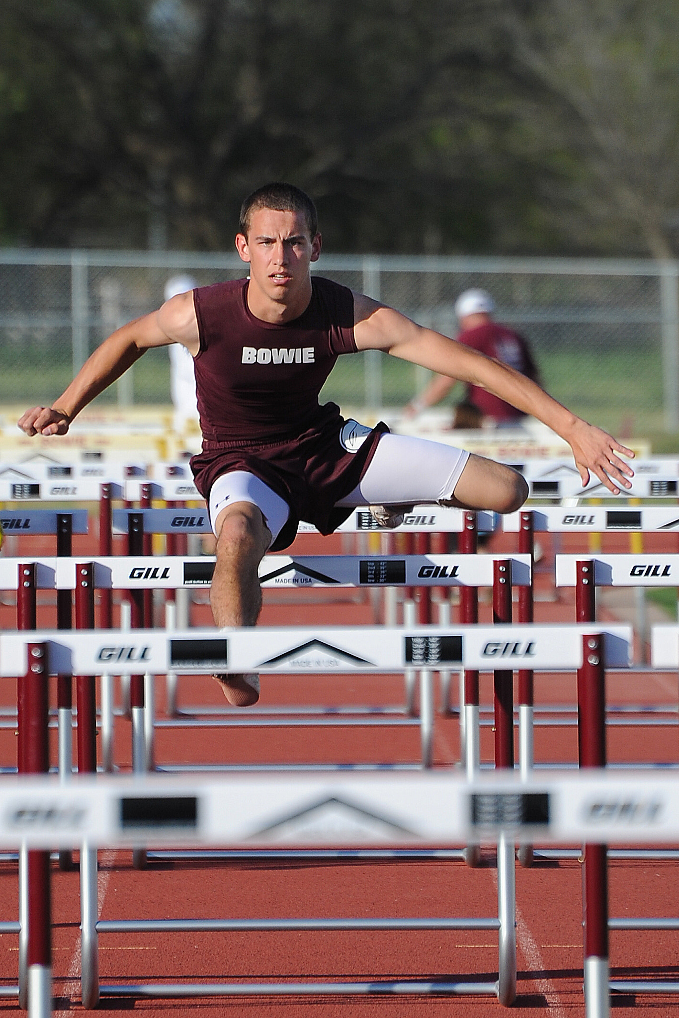 Nikon D3S + Nikon AF-S Nikkor 70-300mm F4.5-5.6G VR sample photo. The hurdler photography