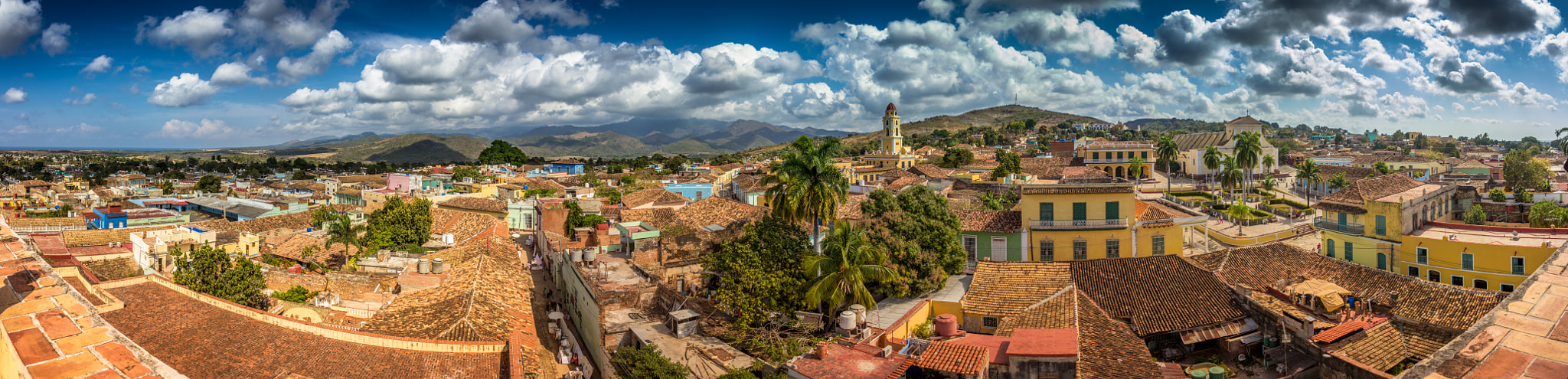 Canon EF-S 18-55mm F3.5-5.6 IS sample photo. Panorama of trinidad photography