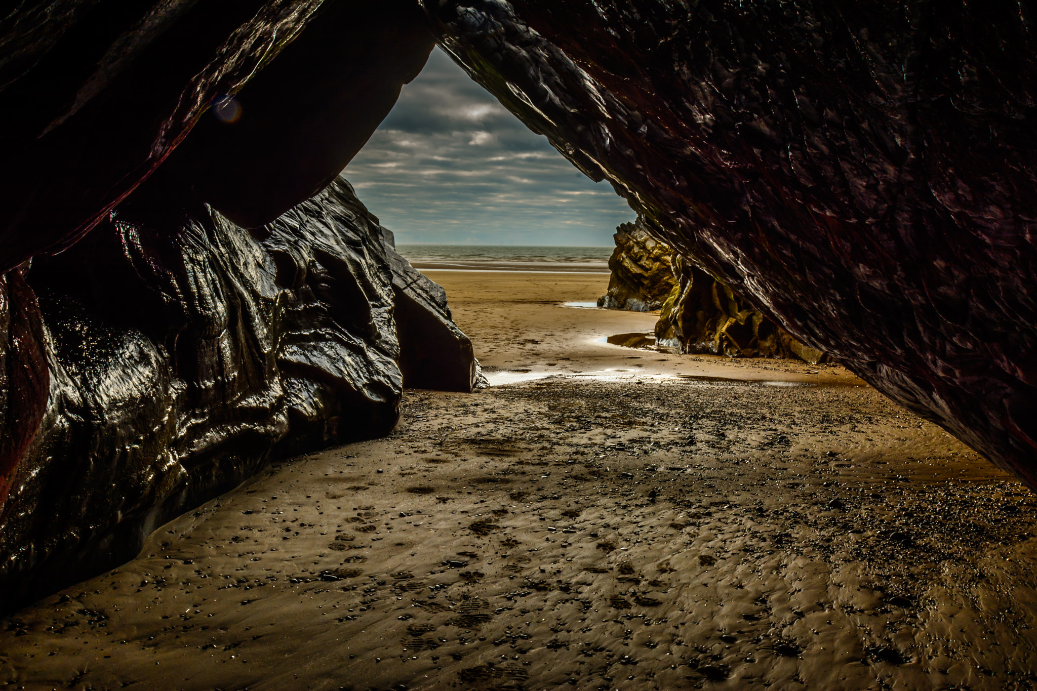 Nikon AF-S Nikkor 24-70mm F2.8G ED sample photo. Black rock sands. photography