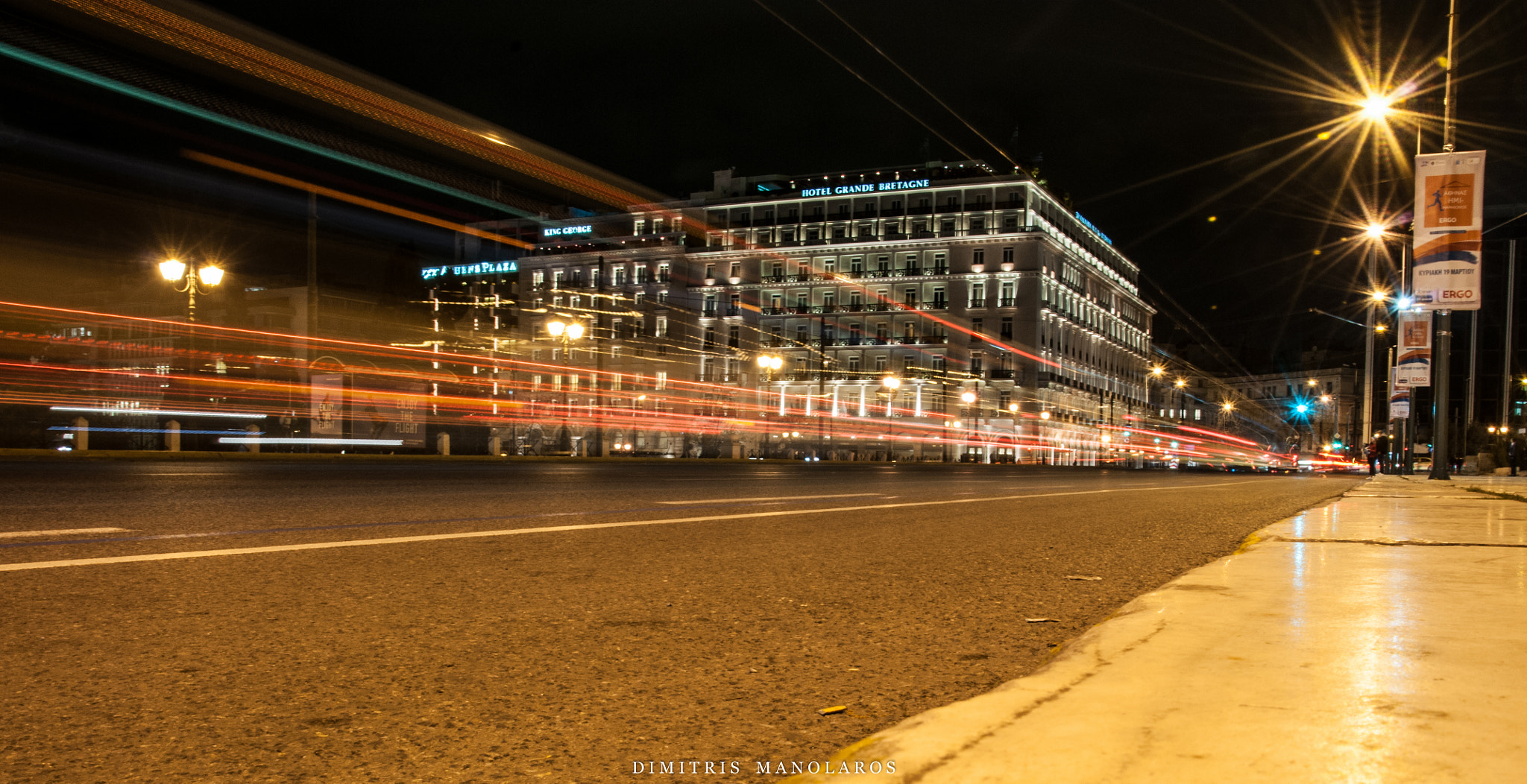 Nikon D300S sample photo. Night in athens photography