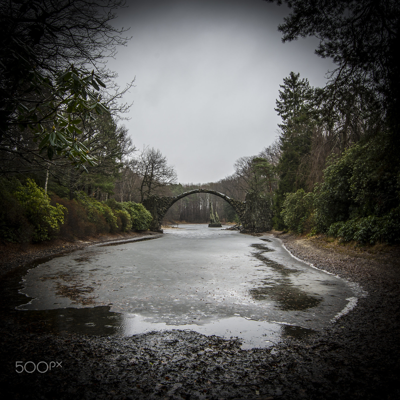 Nikon D7200 sample photo. Moody rakotzbrücke photography