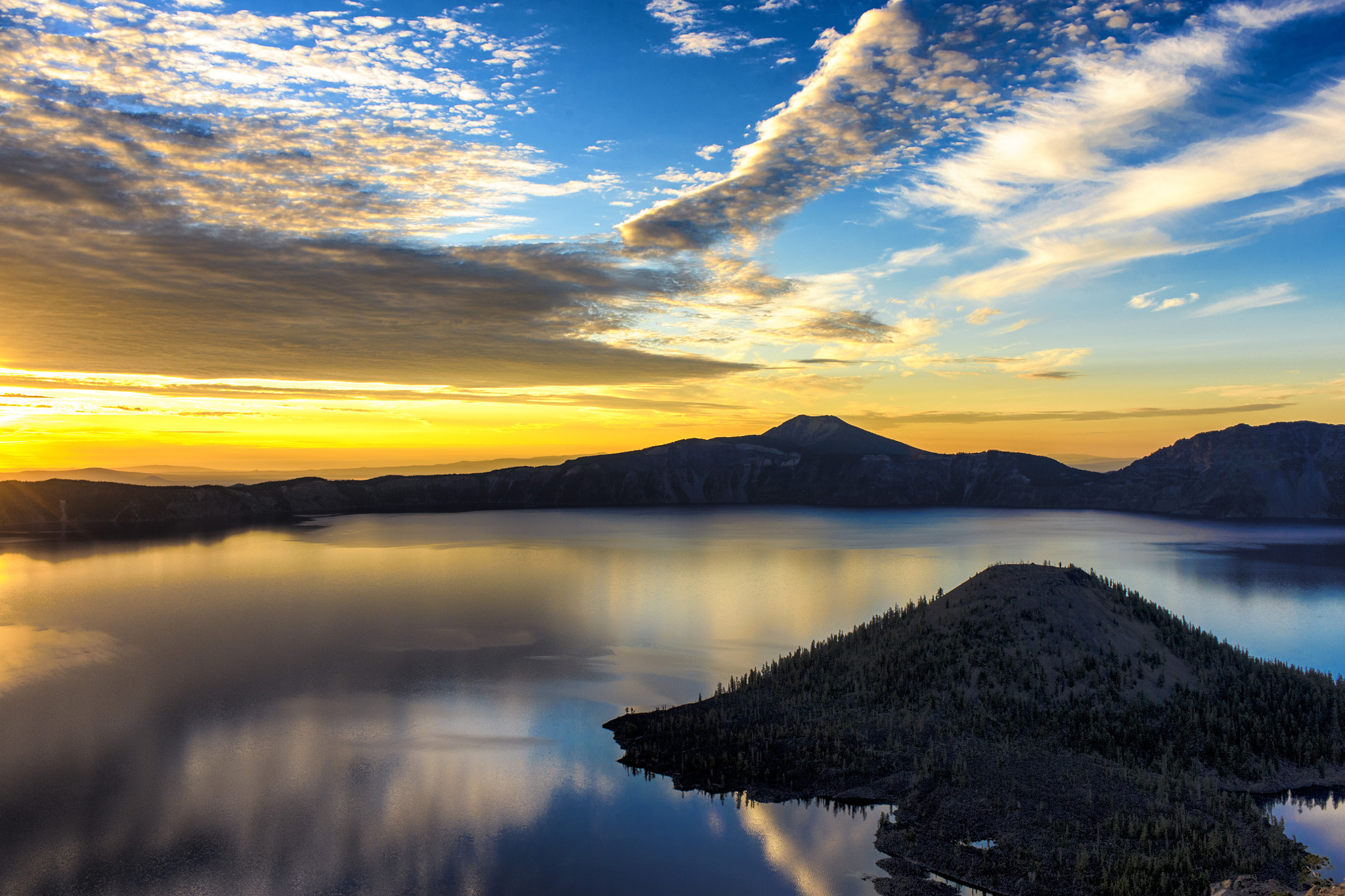 Nikon D3S sample photo. Crater lake sunrise 2 photography