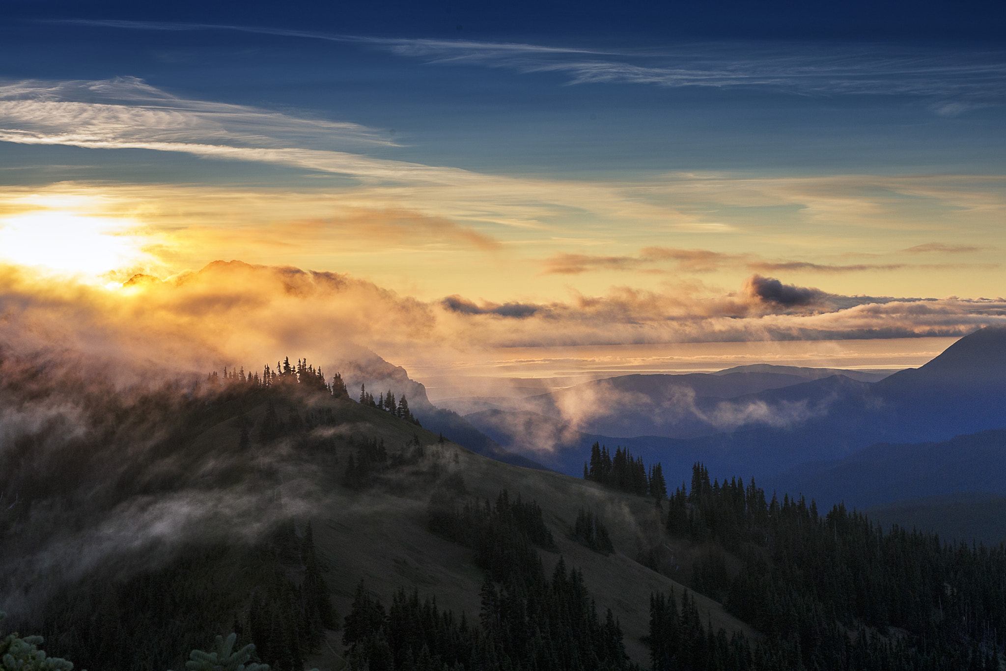 Nikon D3S sample photo. High ridge trail sunrise photography