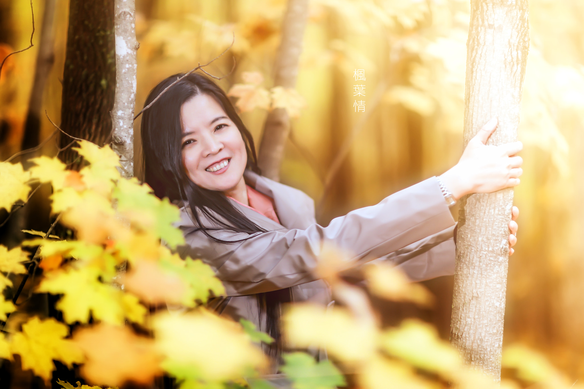 Canon EF 85mm F1.2L II USM sample photo. 枫叶情 photography