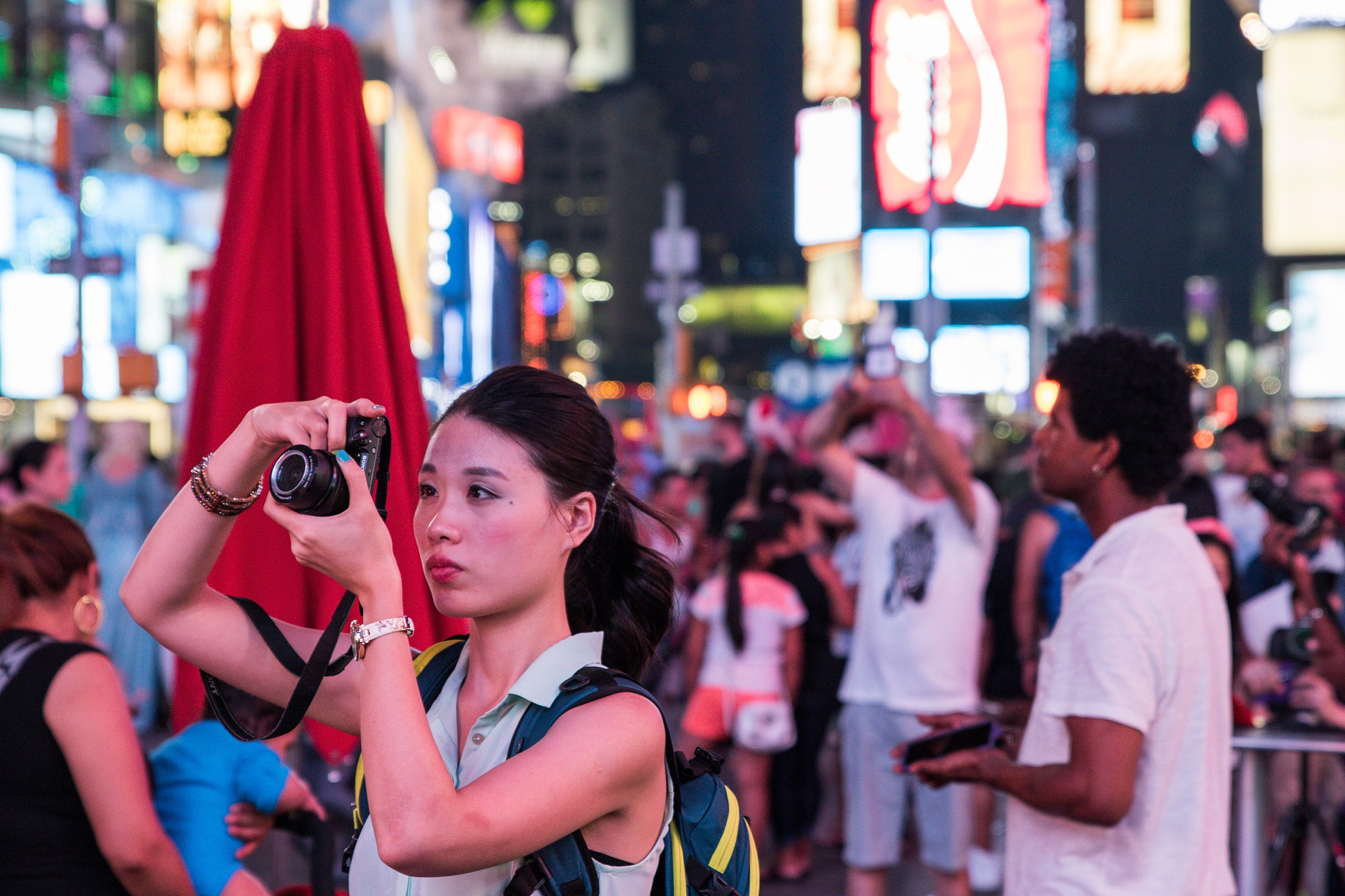 Canon EOS 7D Mark II sample photo. Time square photography