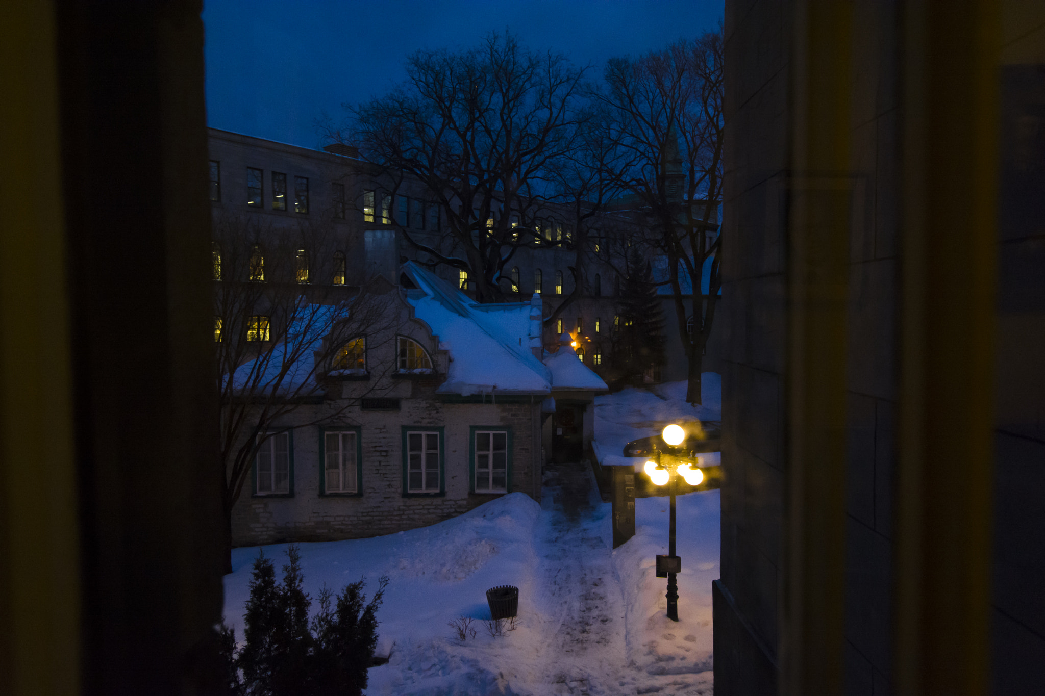 Nikon D7100 sample photo. Blue hour in quebec city photography