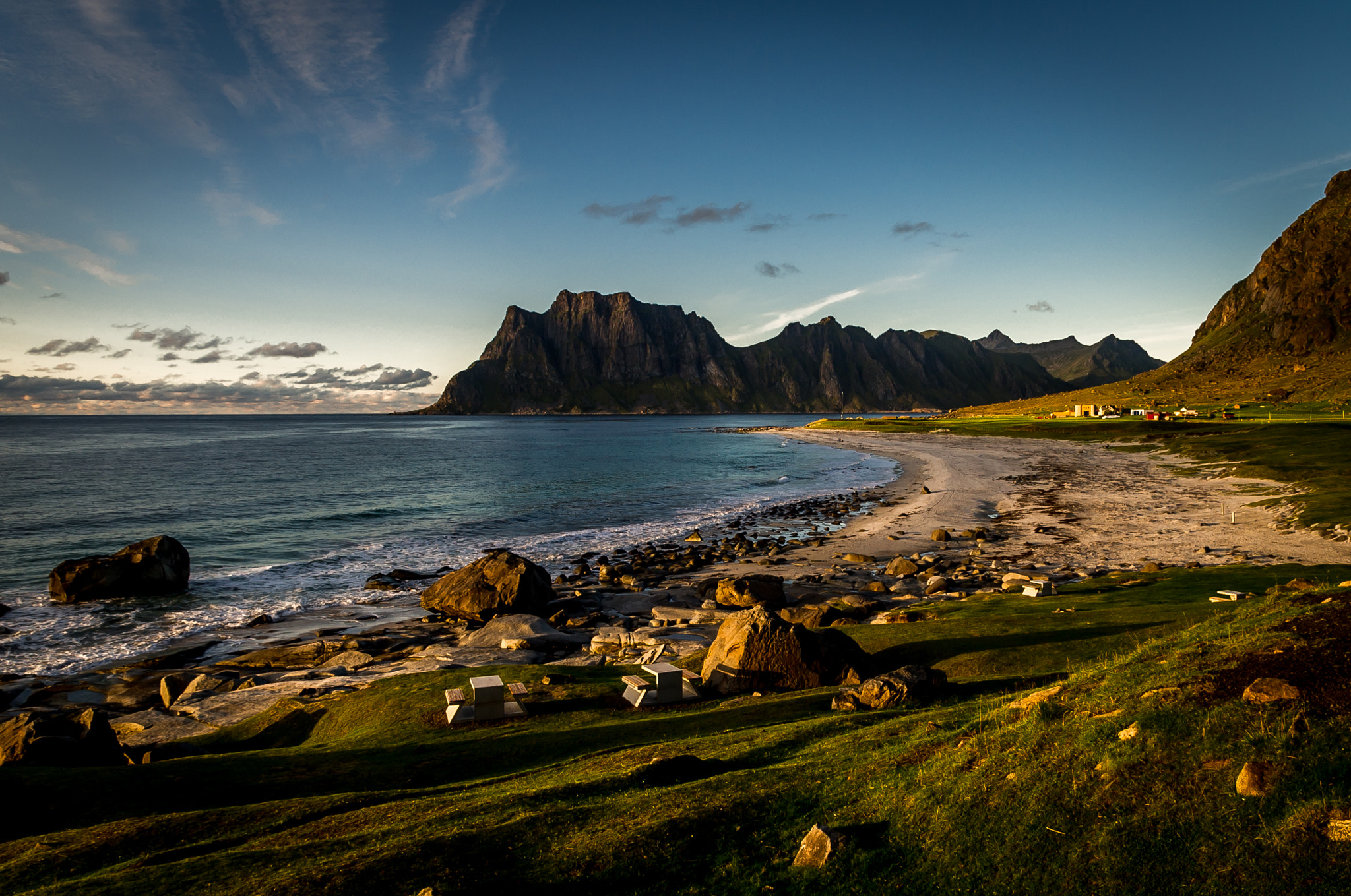 Nikon D3S sample photo. Uttakleiv beach  /lofoten photography