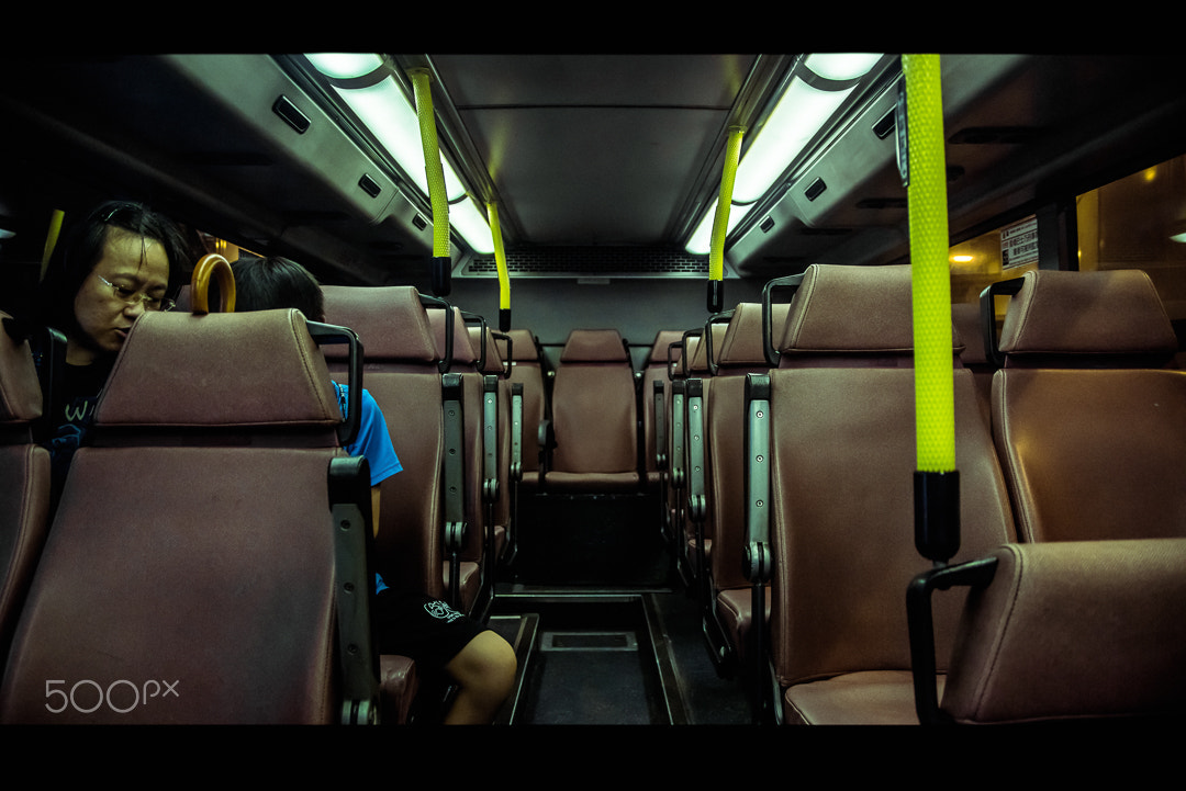 Sony a7R sample photo. Hong kong public bus photography