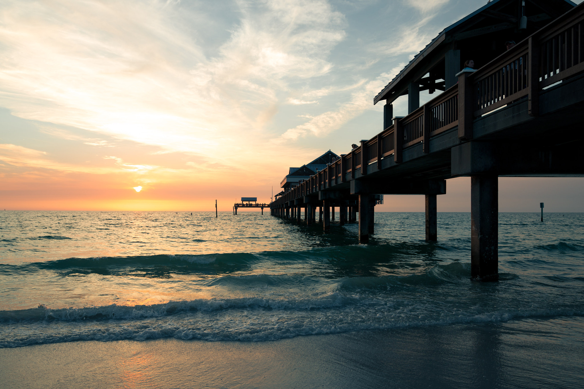 Sigma 24mm F1.4 DG HSM Art sample photo. Sunset in clearwater photography