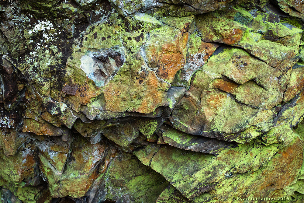 Canon EF-S 18-55mm F3.5-5.6 IS sample photo. Abstract impressions, a rocky outcropping photography