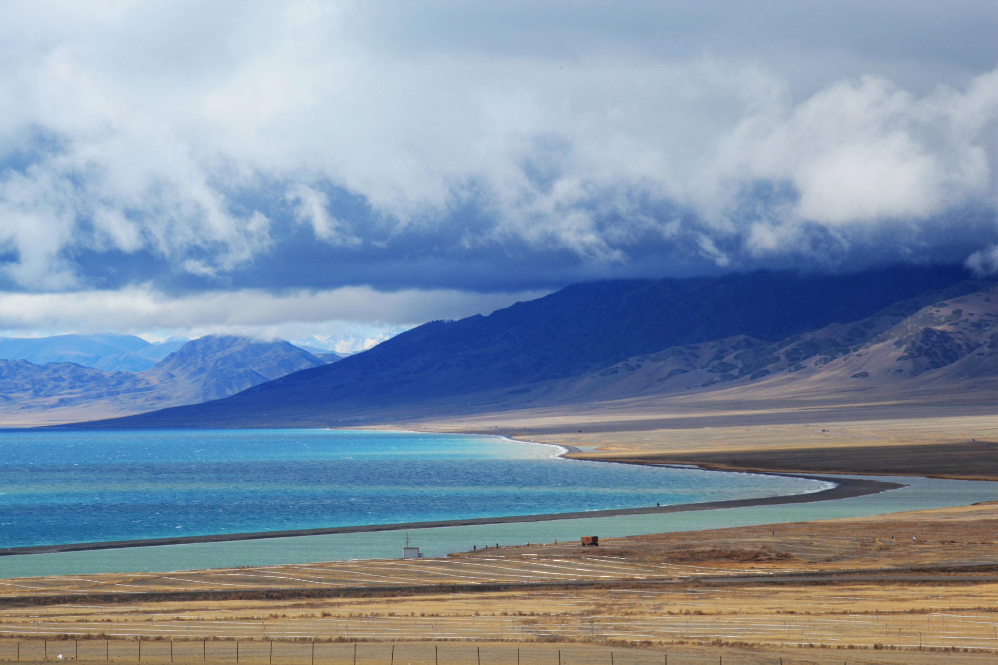 Canon EF 70-300mm F4-5.6 IS USM sample photo. Sayram lake photography