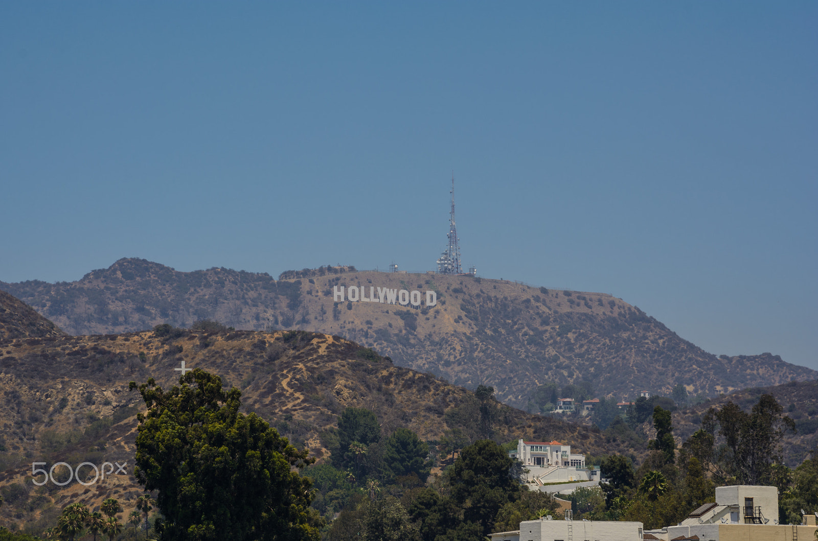 Nikon D7100 sample photo. The hollywood sign overlooking los angeles. photography