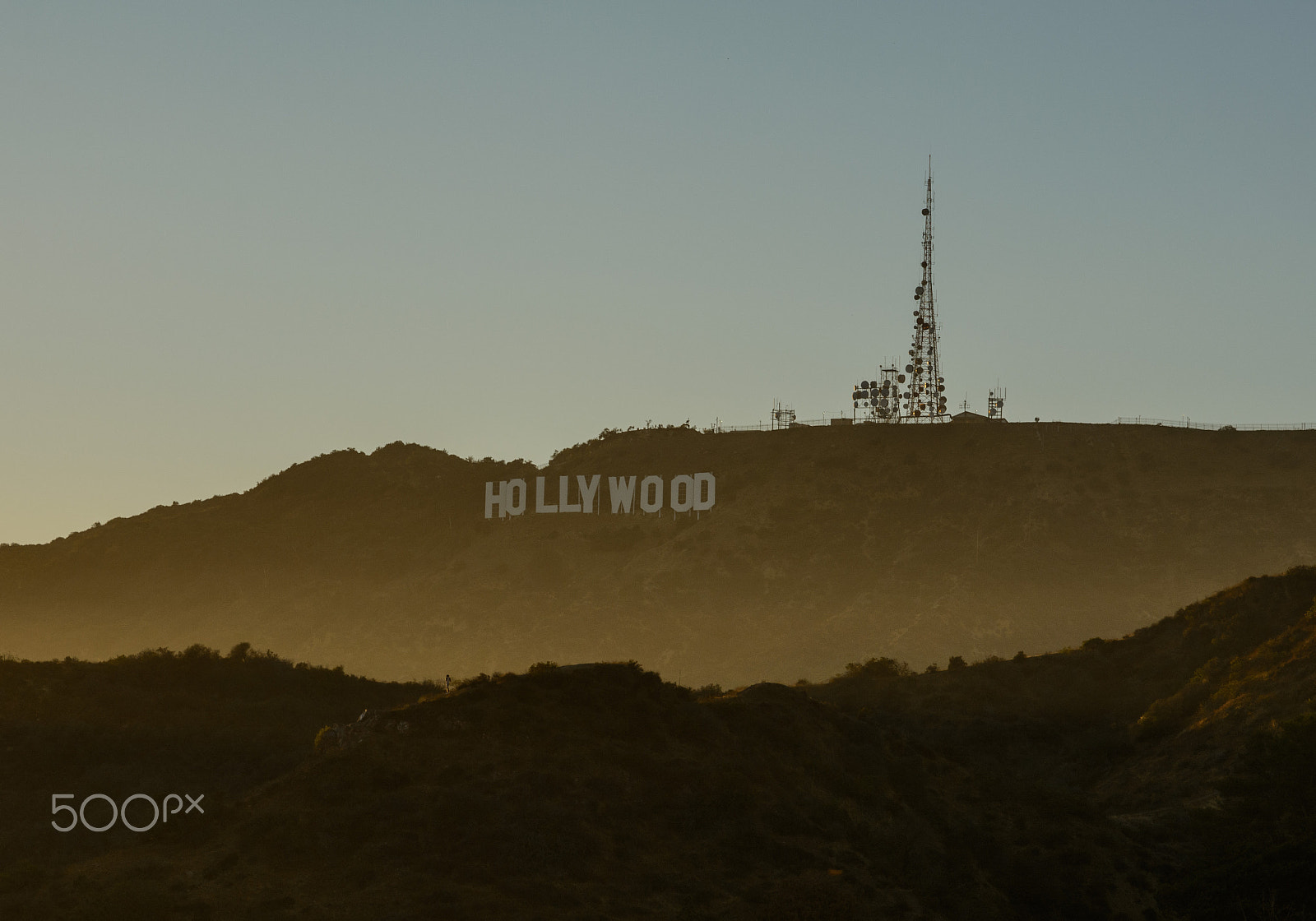 Nikon AF-S Nikkor 24-120mm F4G ED VR sample photo. The hollywood sign overlooking los angeles. photography