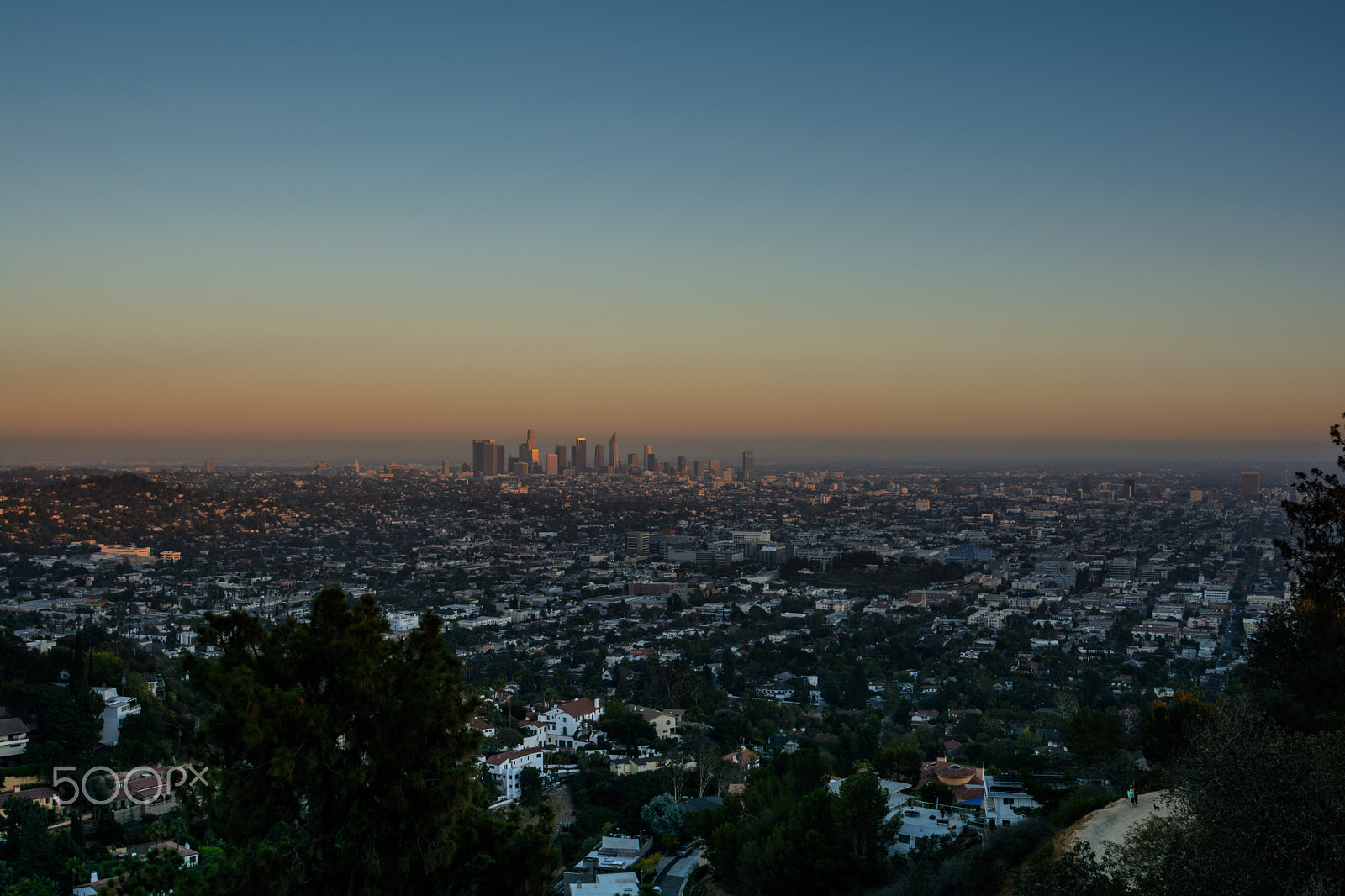 Nikon AF-S Nikkor 24-120mm F4G ED VR sample photo. Sunset los angeles photography
