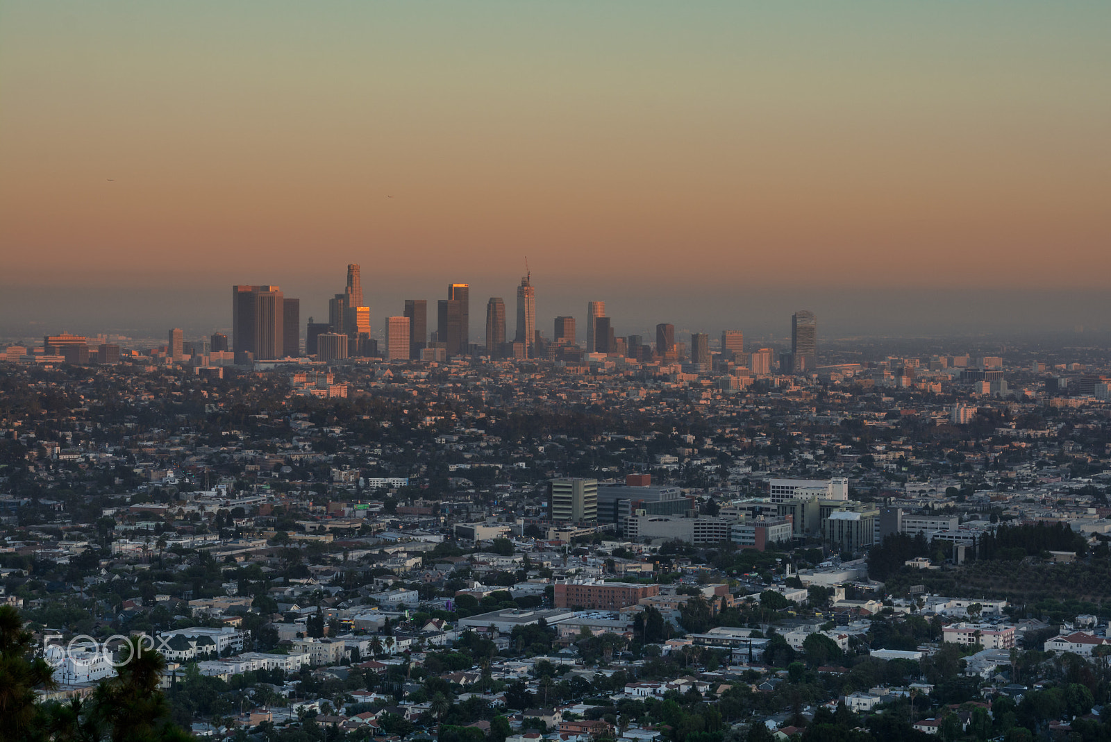 Nikon AF-S Nikkor 24-120mm F4G ED VR sample photo. Sunset los angeles photography
