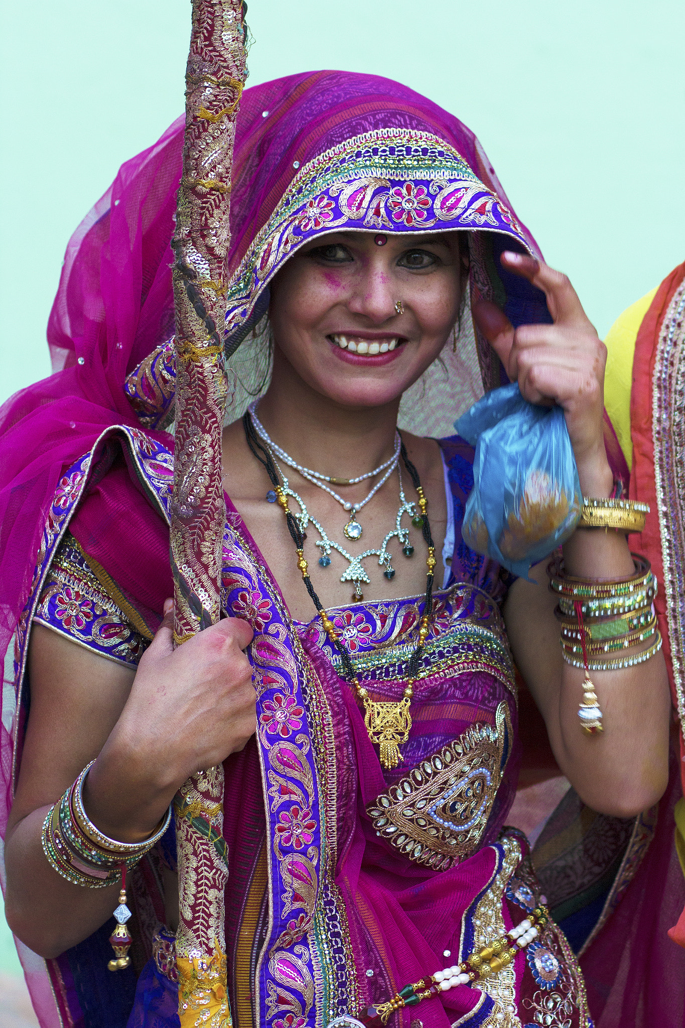 Canon EOS 60D + Canon EF 85mm F1.8 USM sample photo. Holi celebration in india photography