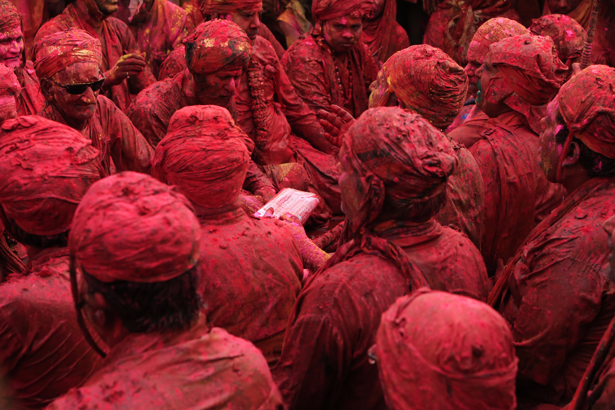 Canon EF 70-200mm F2.8L IS USM sample photo. Holi celebration in india photography