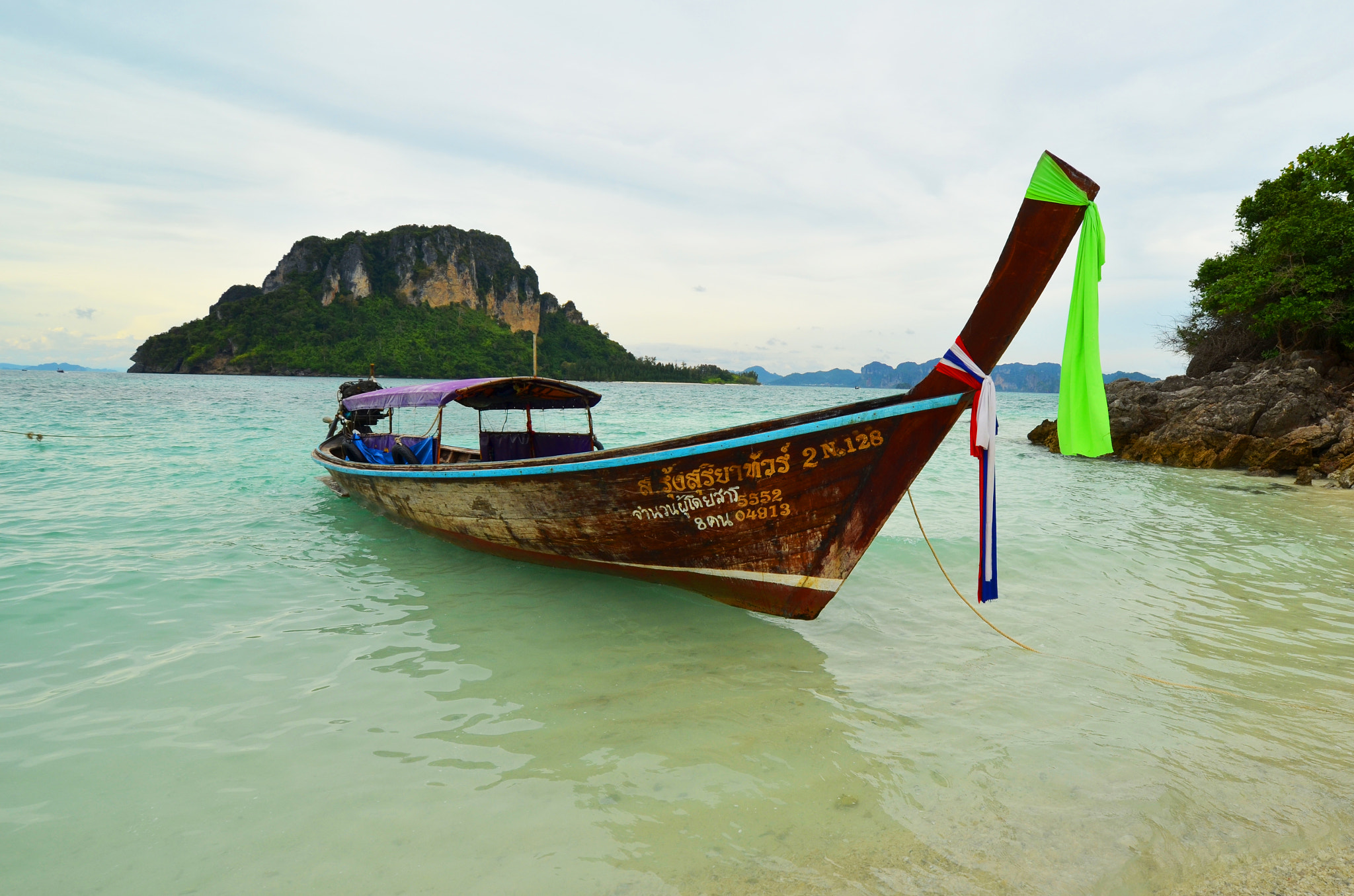 Nikon D5100 sample photo. Boat thailand photography