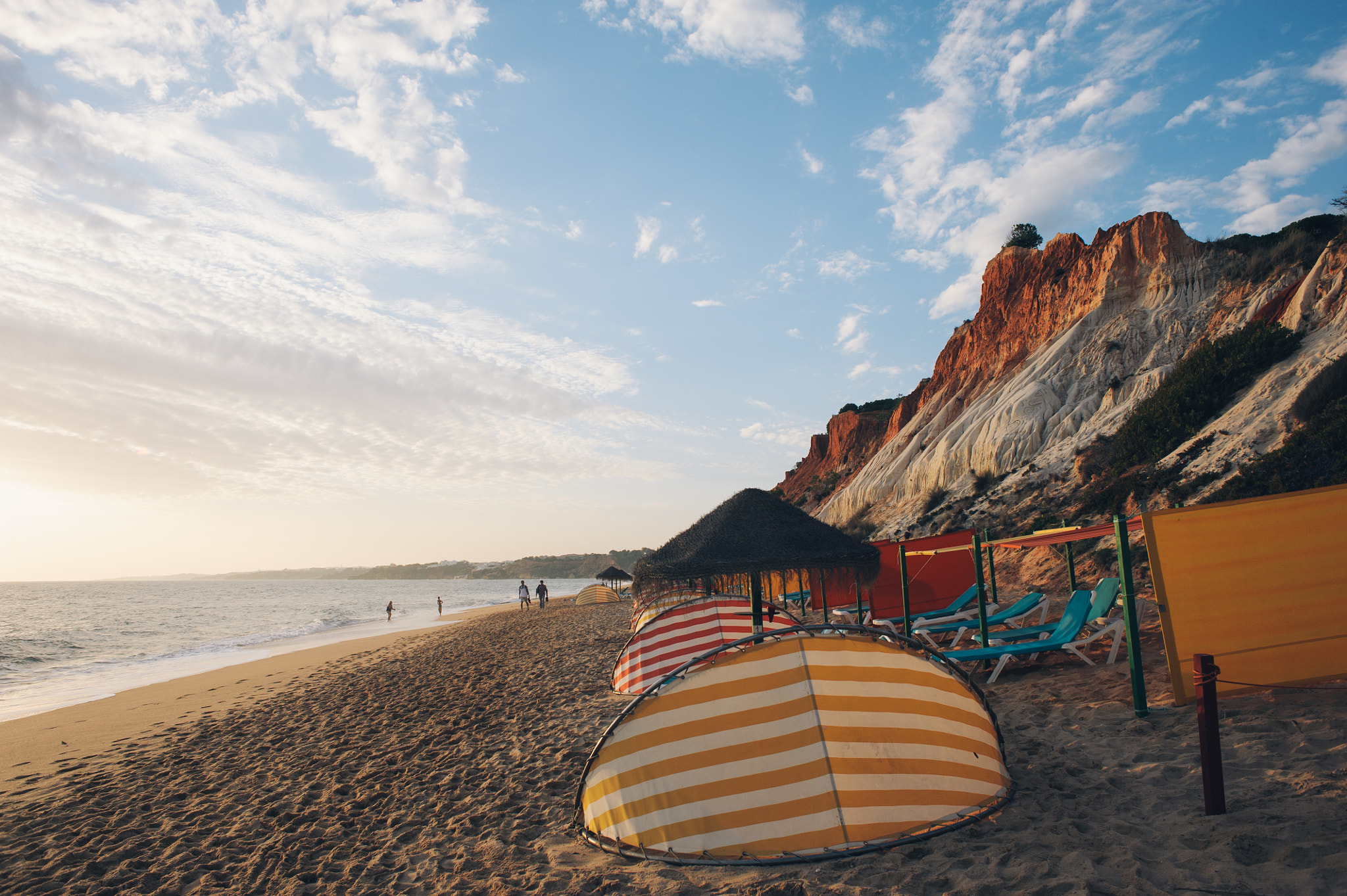 Nikon D700 + Nikon AF Nikkor 24mm F2.8D sample photo. Sunset on the tents photography