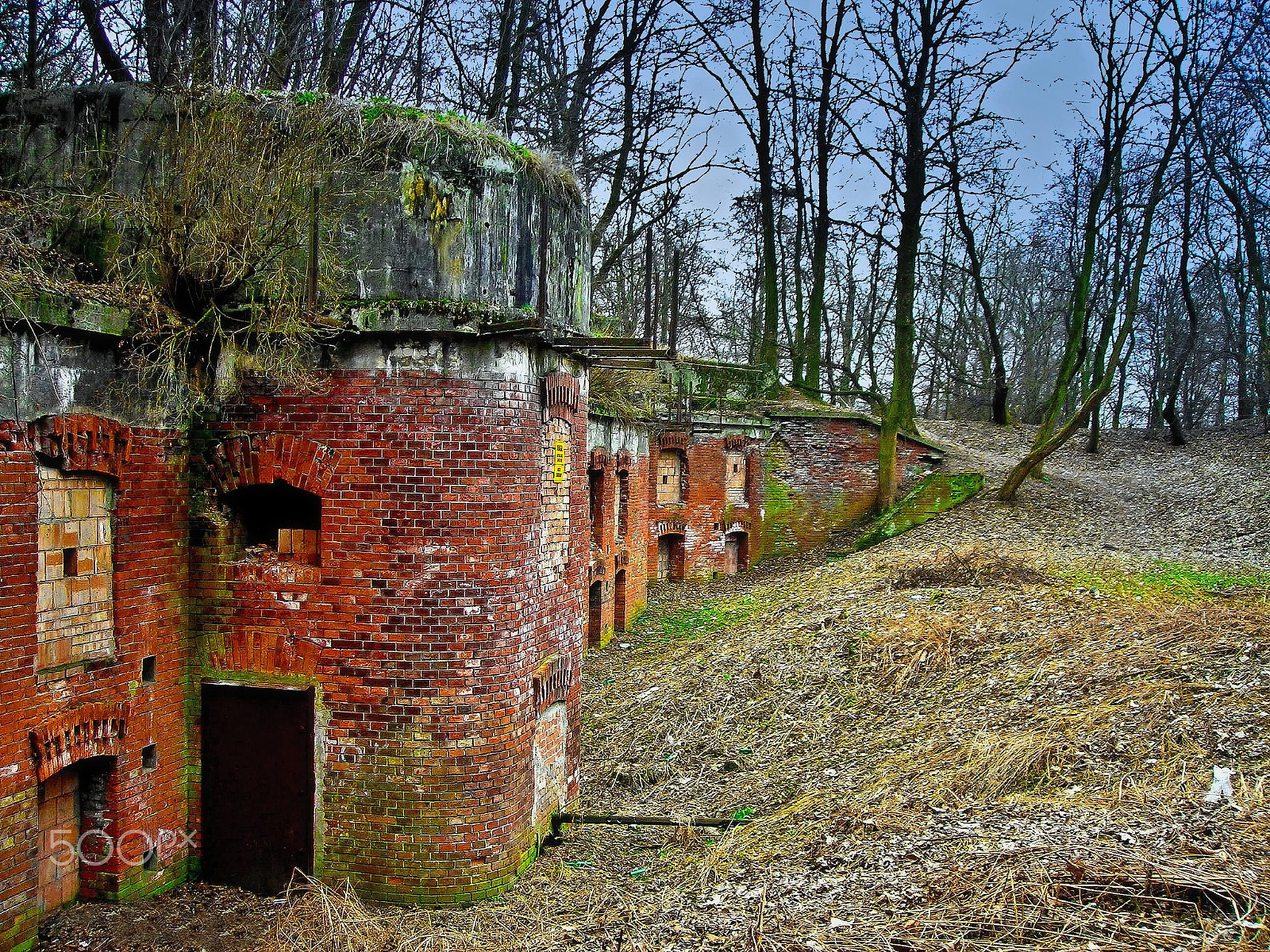 Nikon COOLPIX L3 sample photo. Military fort "bibice" - ruins. photography