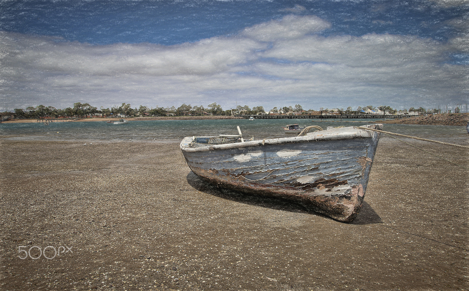 Canon EOS 6D + Sigma 24-105mm f/4 DG OS HSM | A sample photo. Old boat edit photography