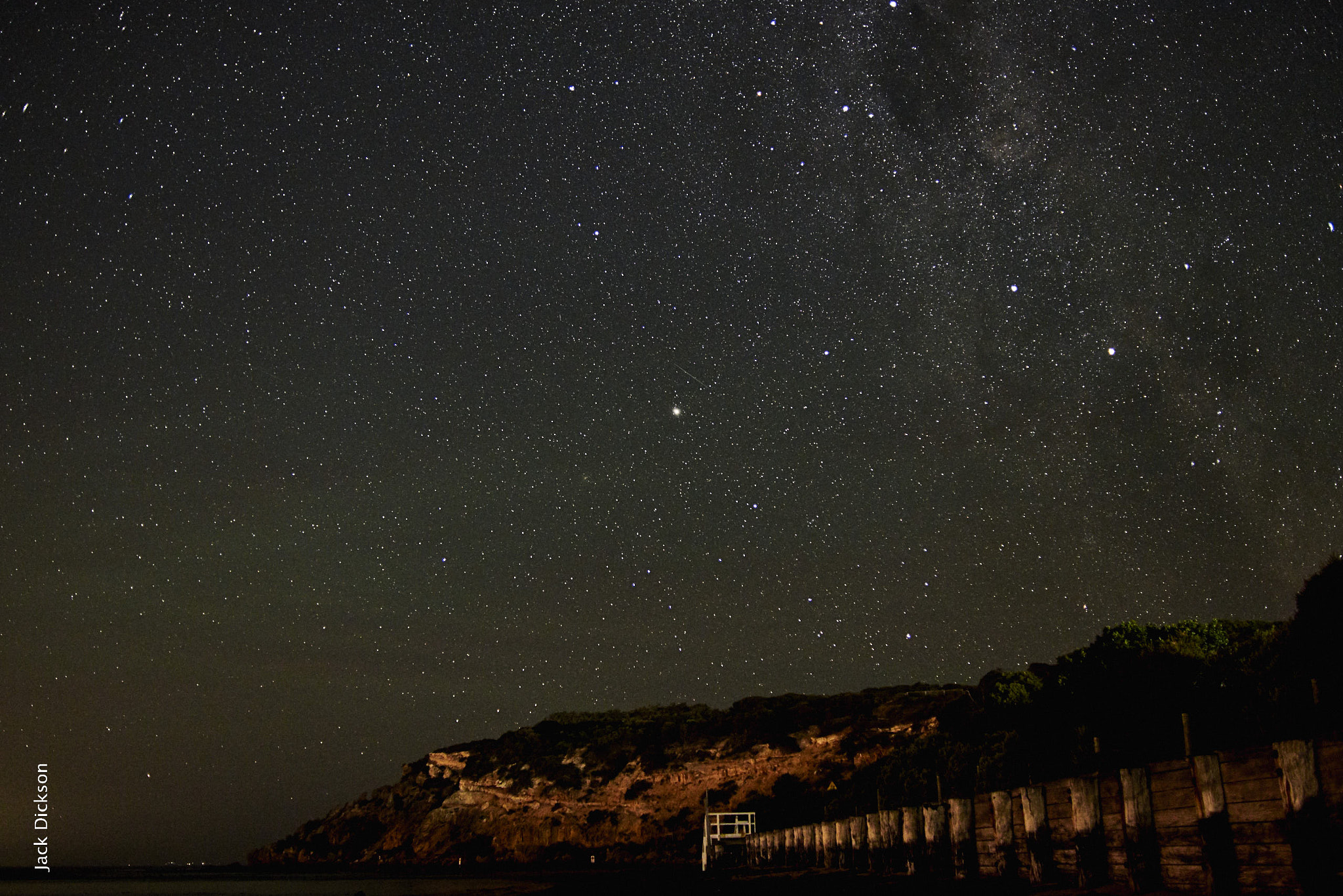 Nikon AF Nikkor 35mm F2D sample photo. Starlight over barwon heads photography